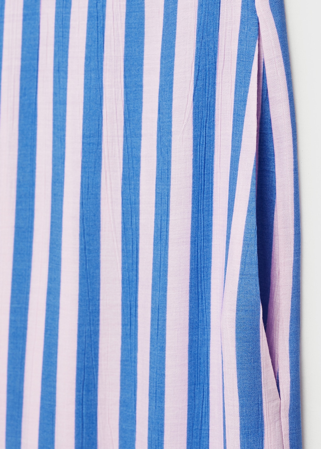 Stripe-print straight pants