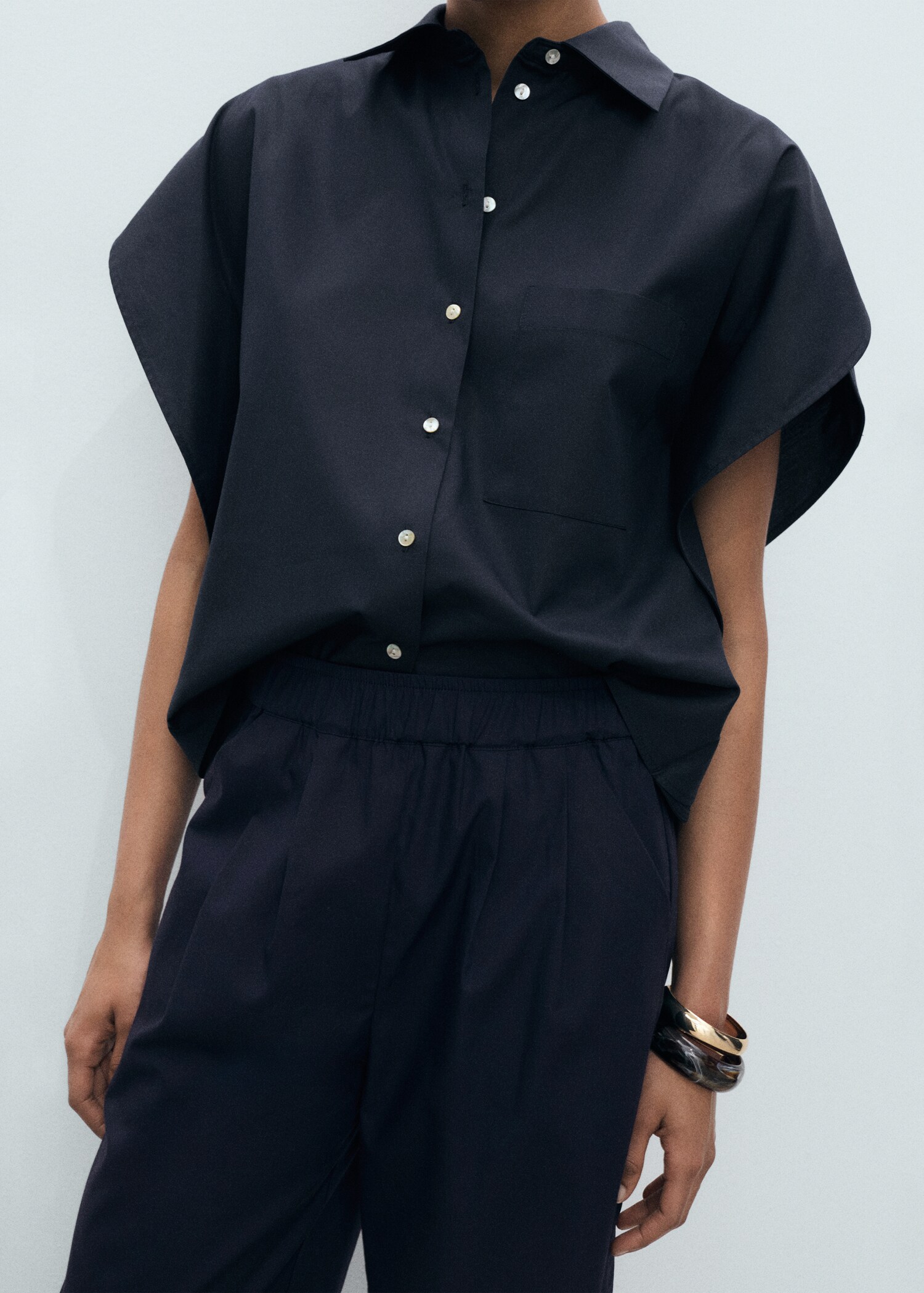 Chemise oversize manches courtes - Détail de l'article 1