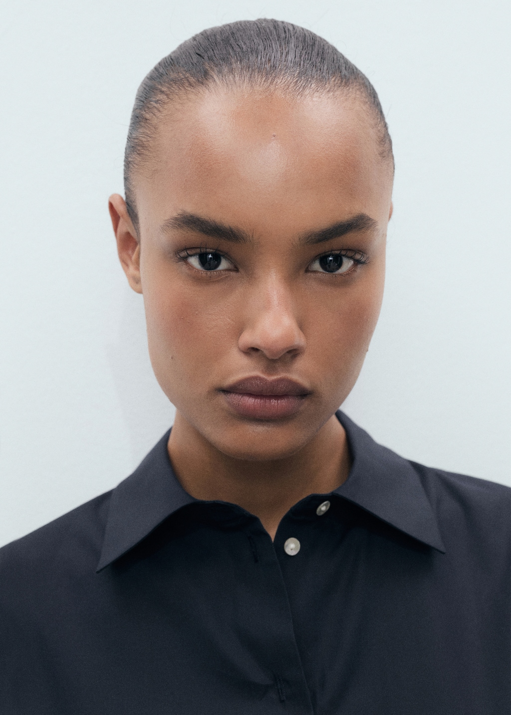 Oversized short-sleeved shirt