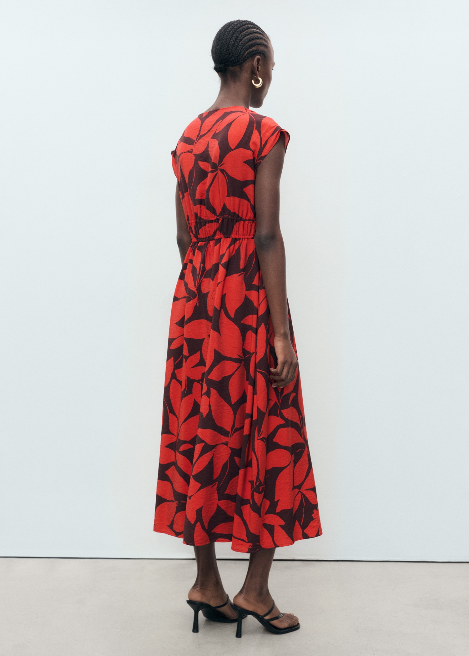 Robe longue imprimée - Verso de l’article