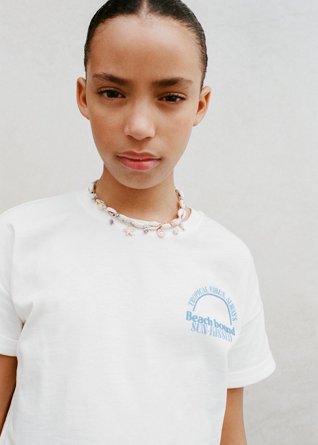 Short-sleeved printed t-shirt