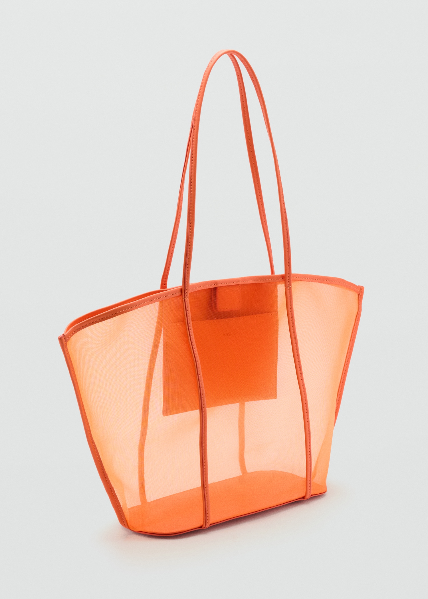 Semi-transparent shopper bag - Medium plane