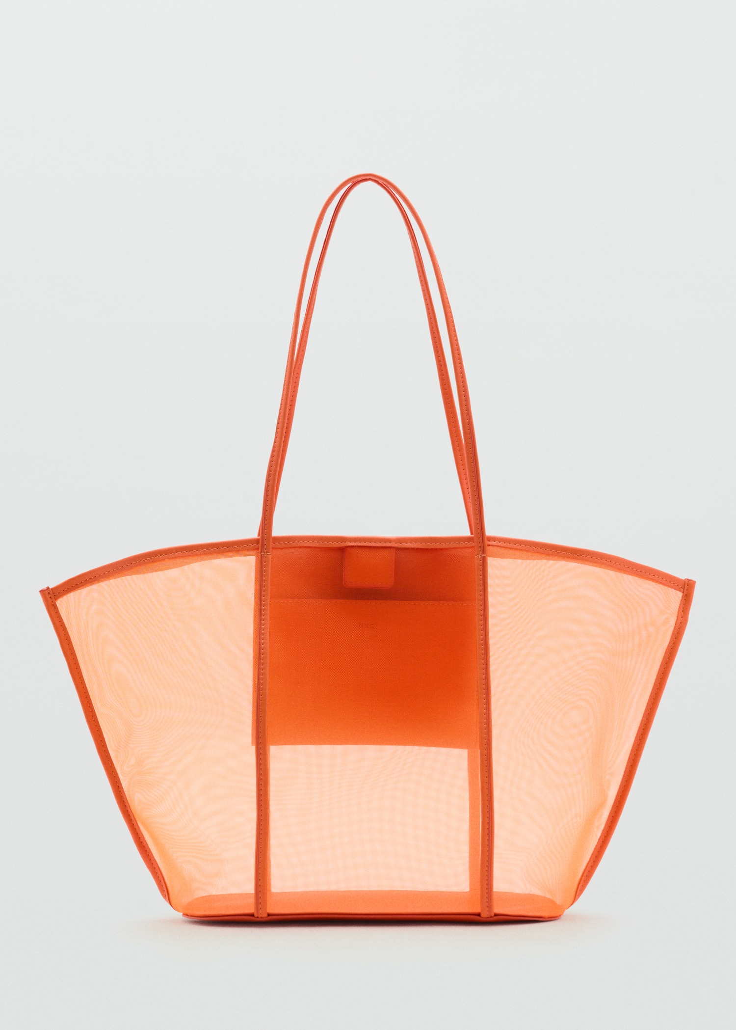 Semi-transparent shopper bag MANGO Philippines - Main Image