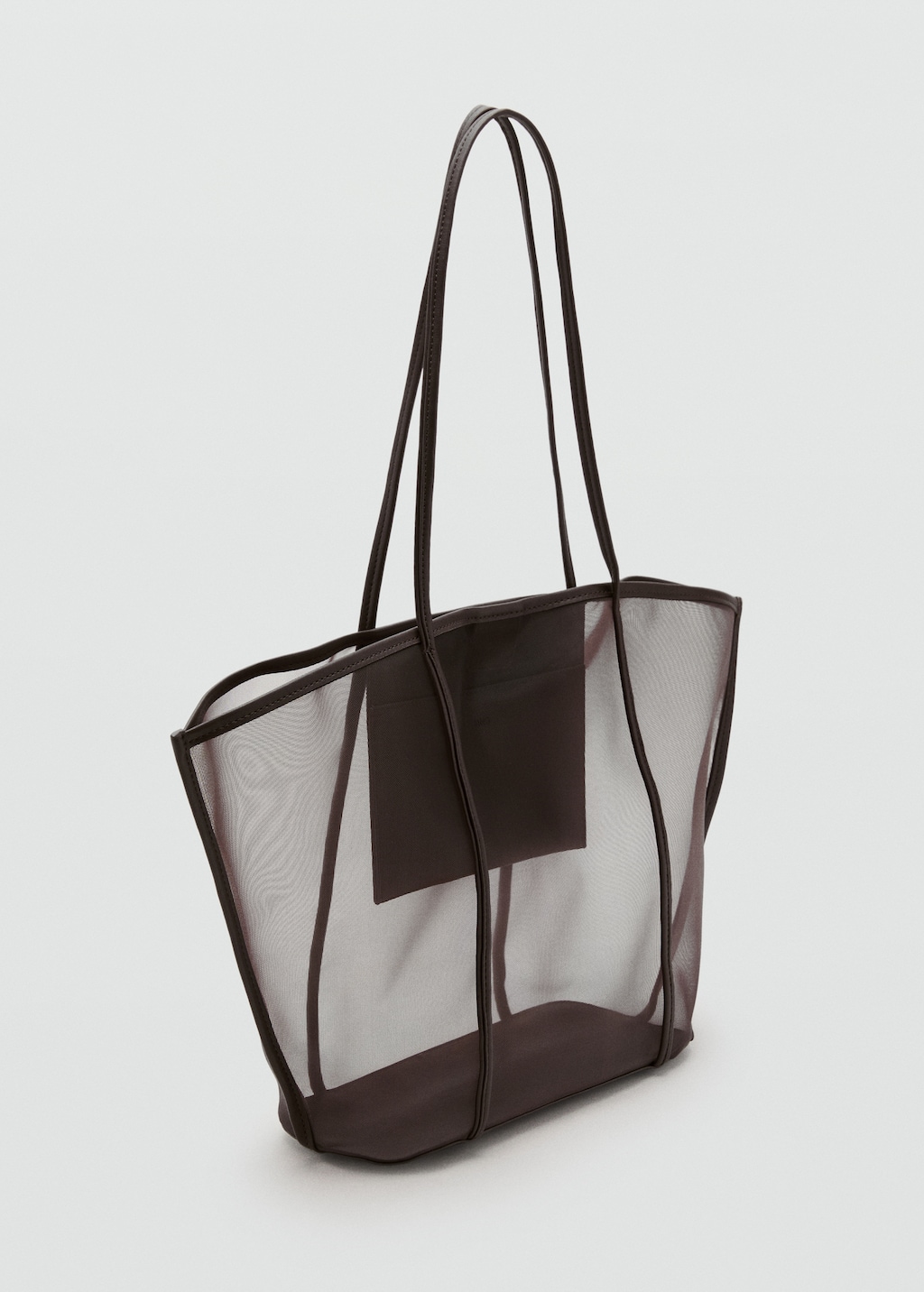 Semi-transparent shopper bag