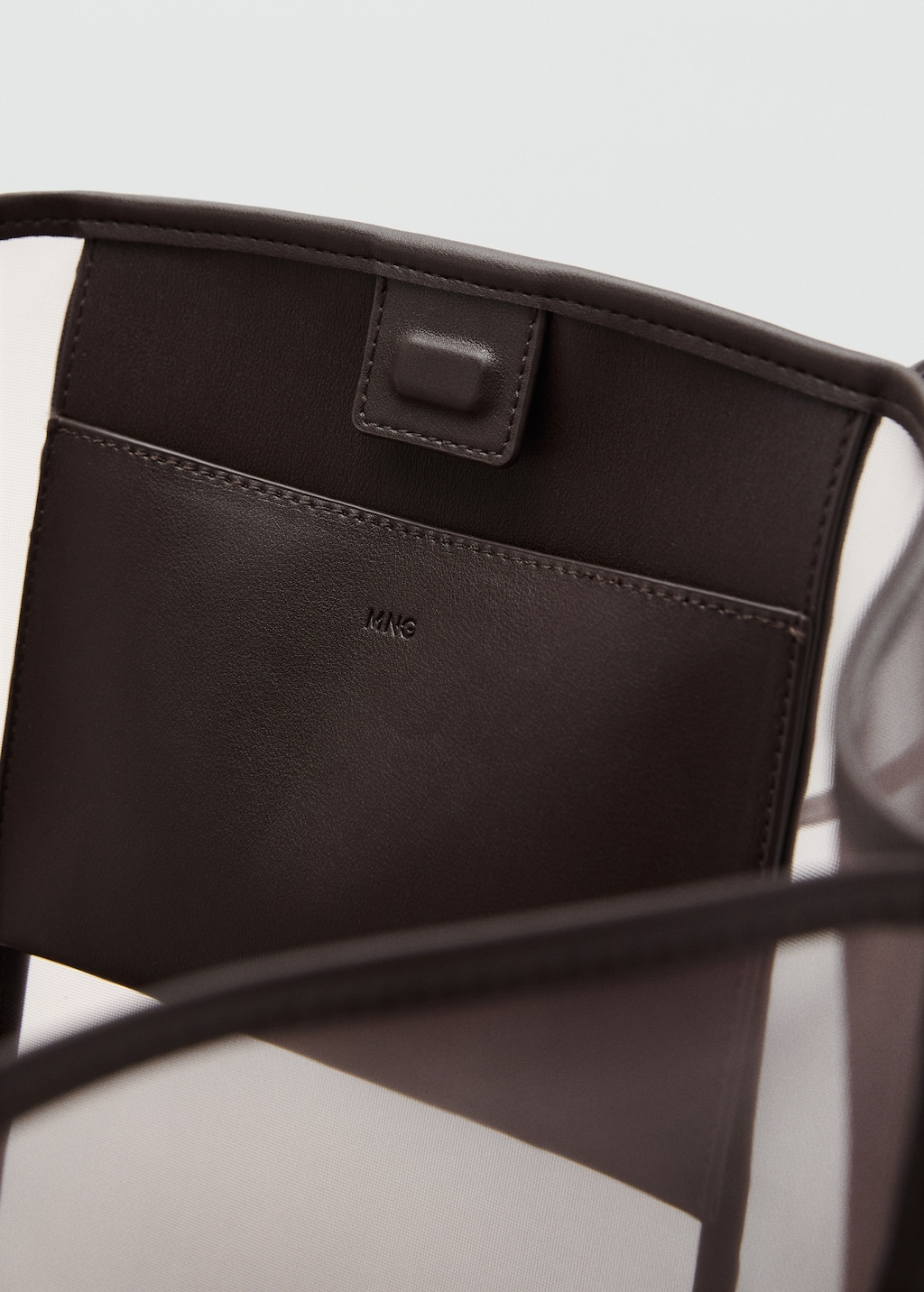 Semi-transparent shopper bag