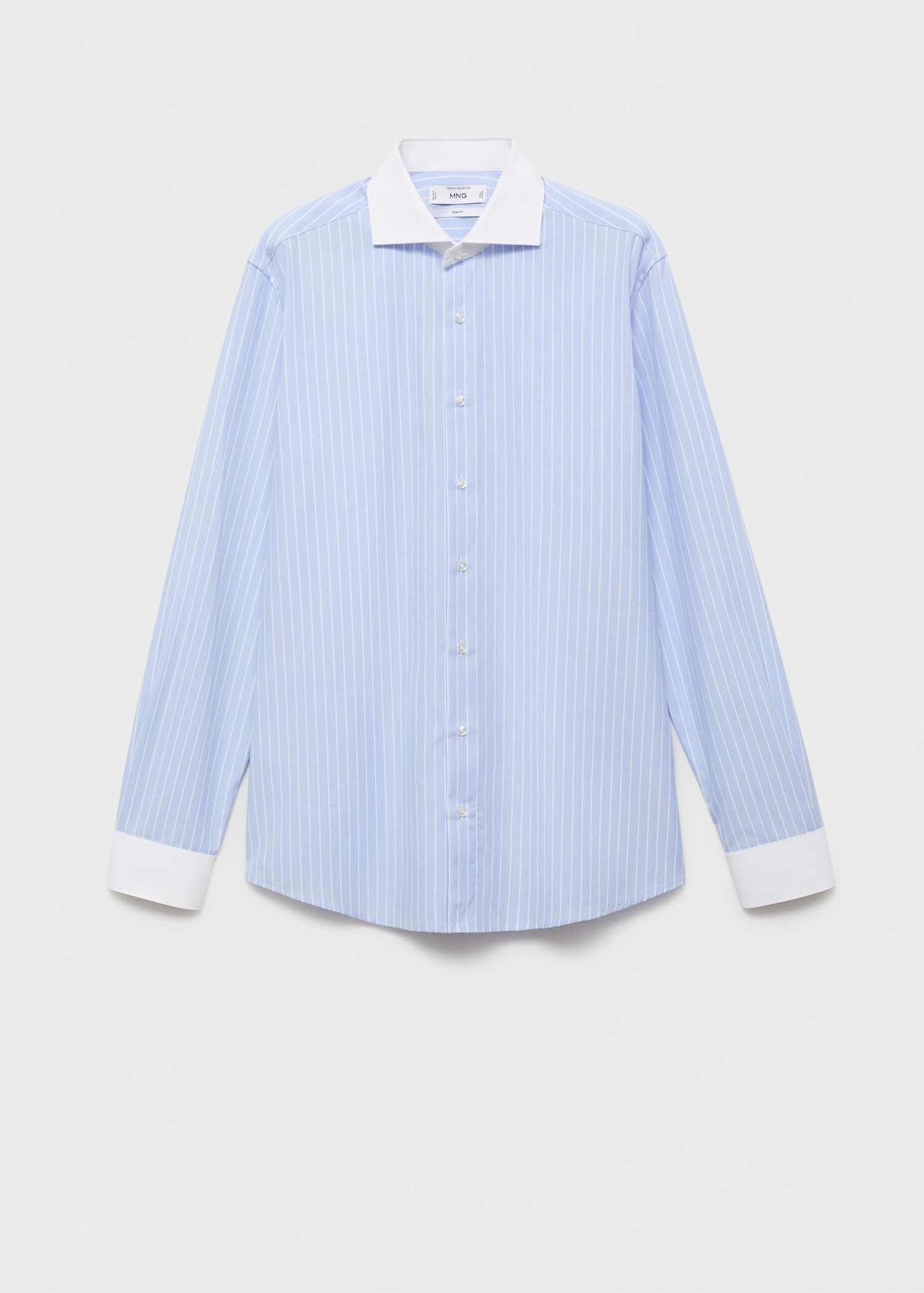 Chemise costume slim-fit en imprimé rayé - Article sans modèle