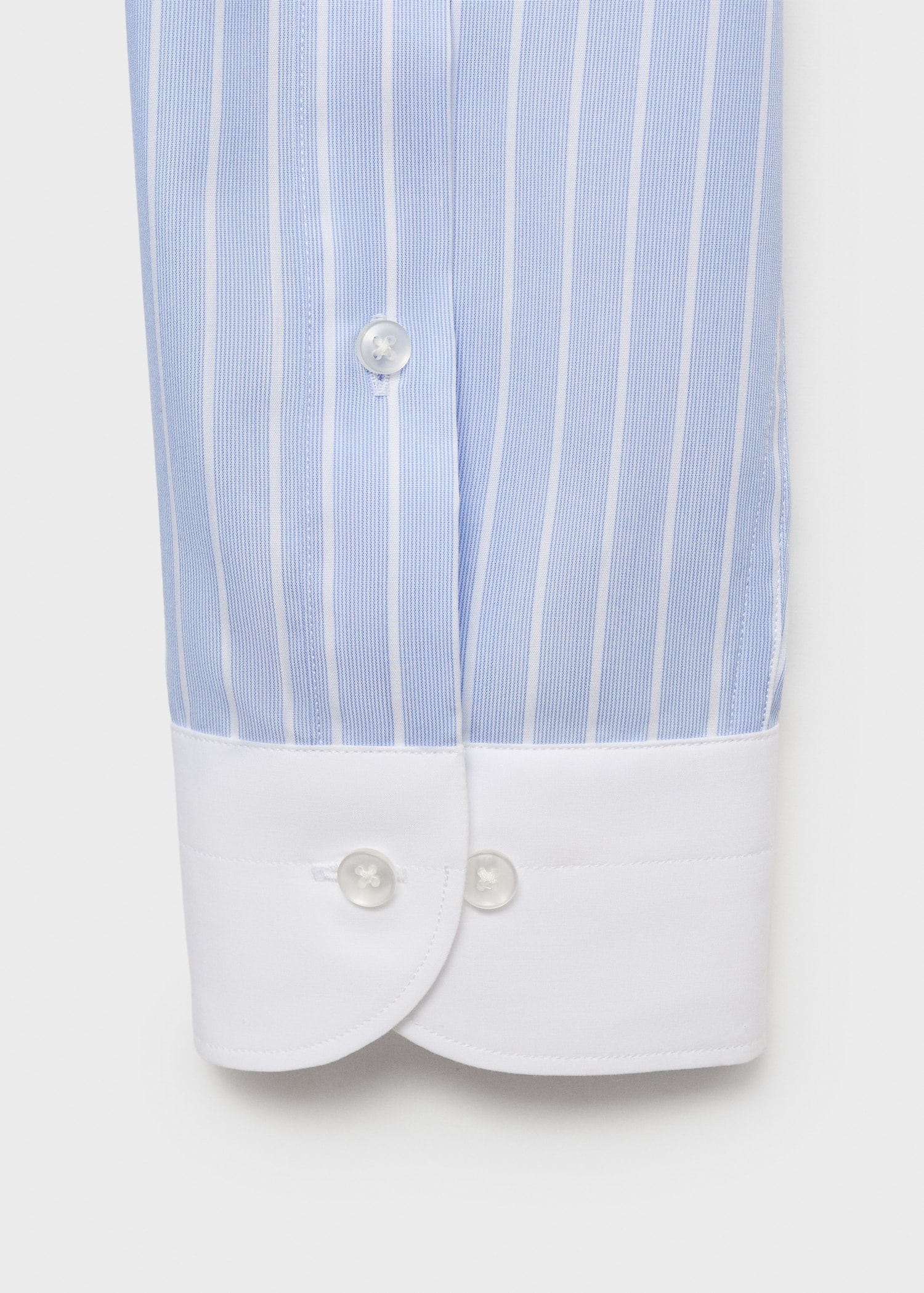 Chemise costume slim-fit en imprimé rayé - Détail de l'article 8