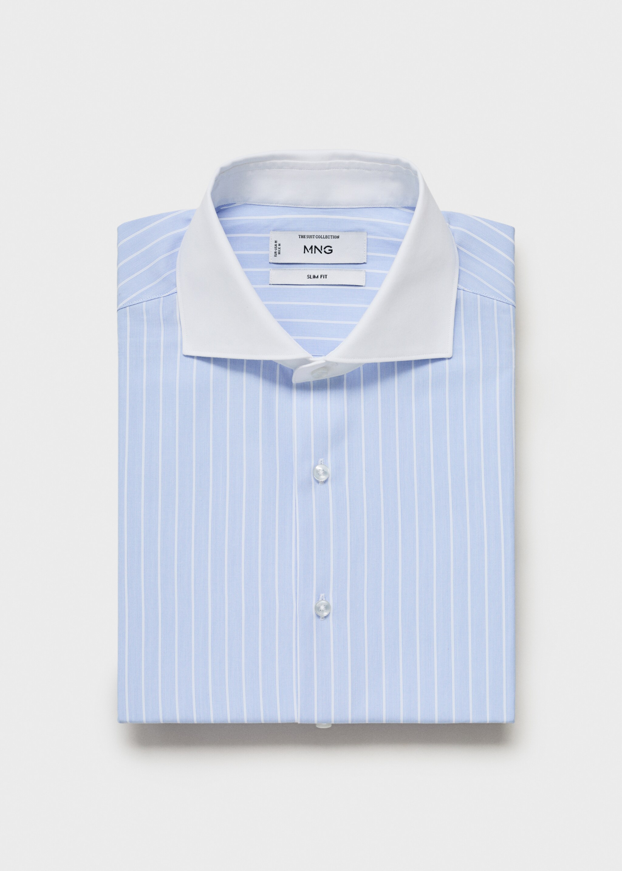Chemise costume slim-fit en imprimé rayé - Détail de l'article 9