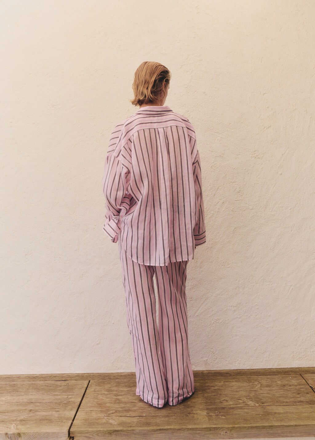 Striped ramie shirt - image 3