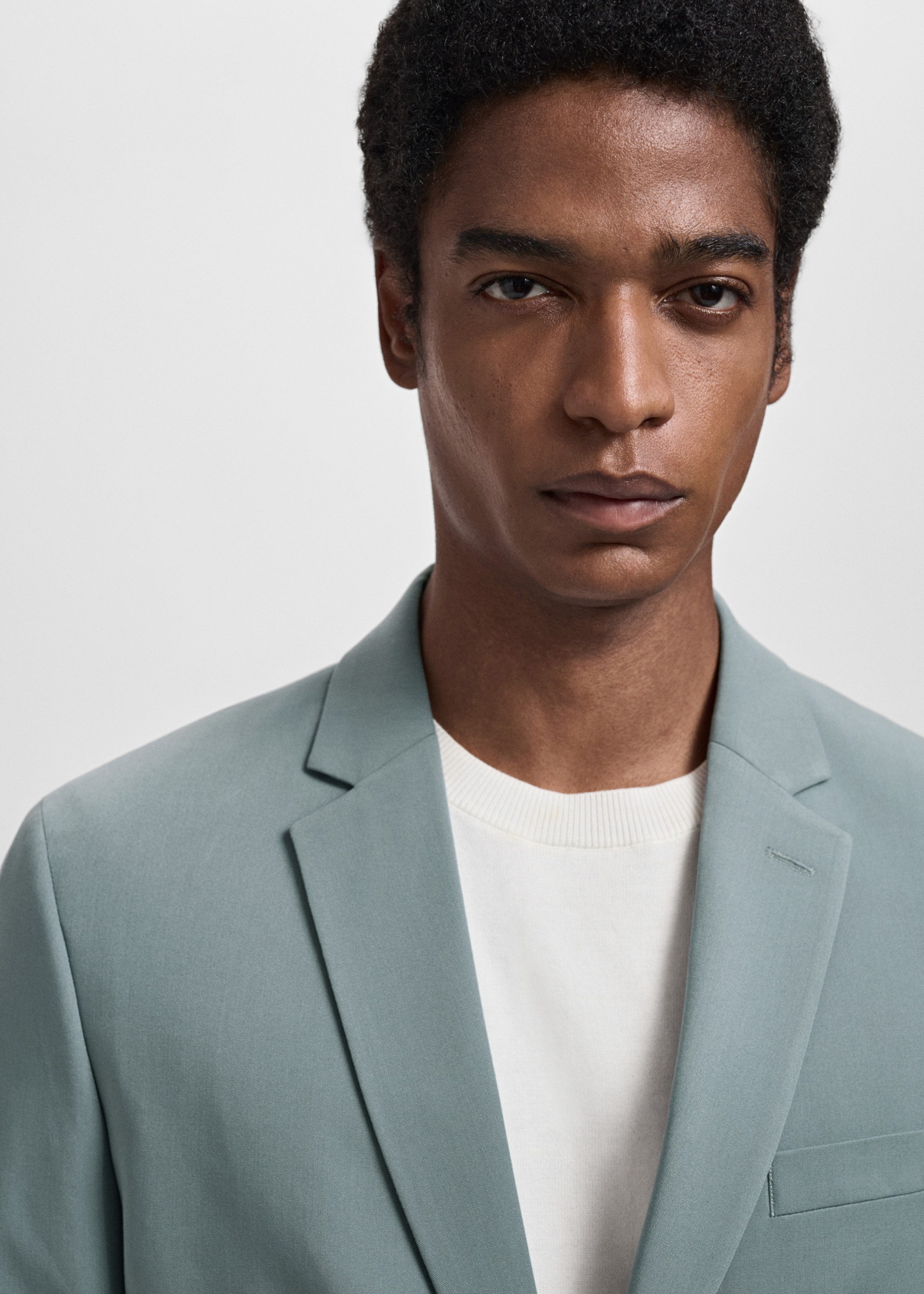 Blazer de fato stretch super slim fit - Pormenor do artigo 1