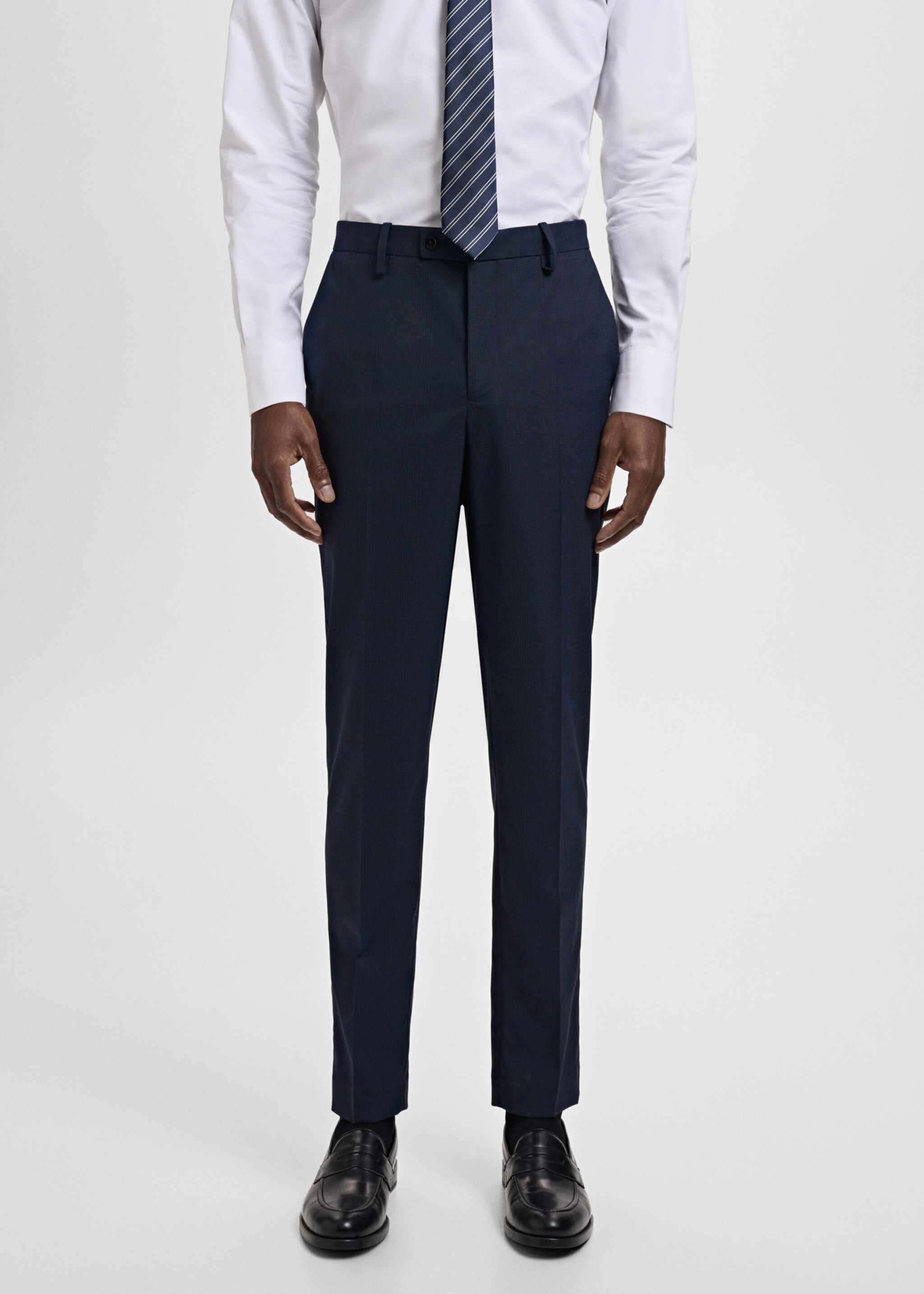 Pantalón traje Milán slim fit - Plano medio