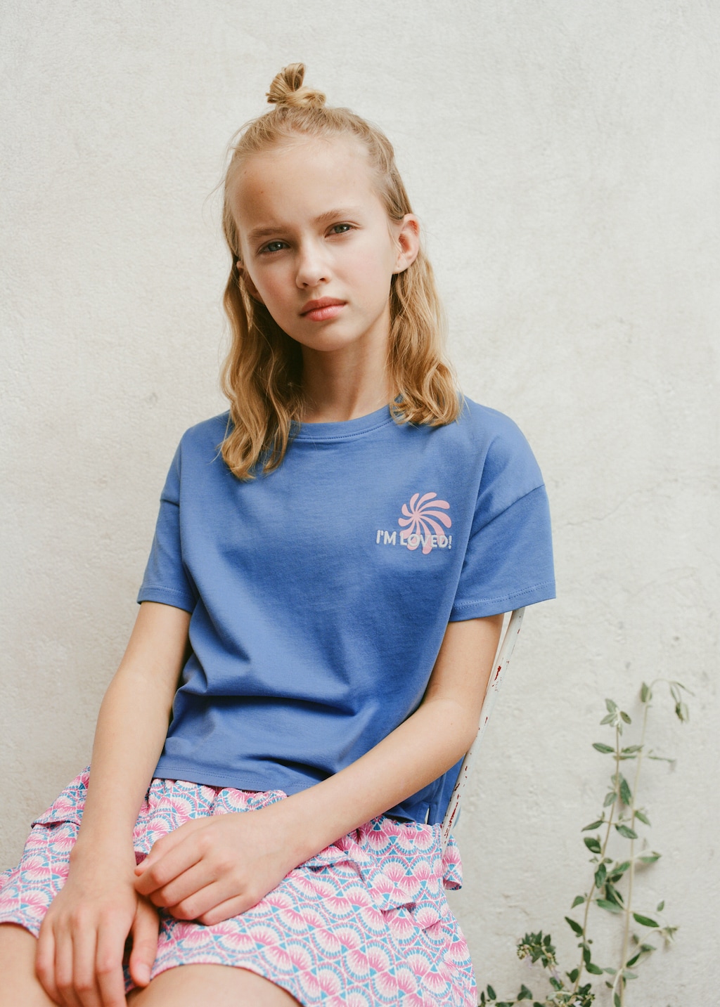 Short-sleeved printed t-shirt