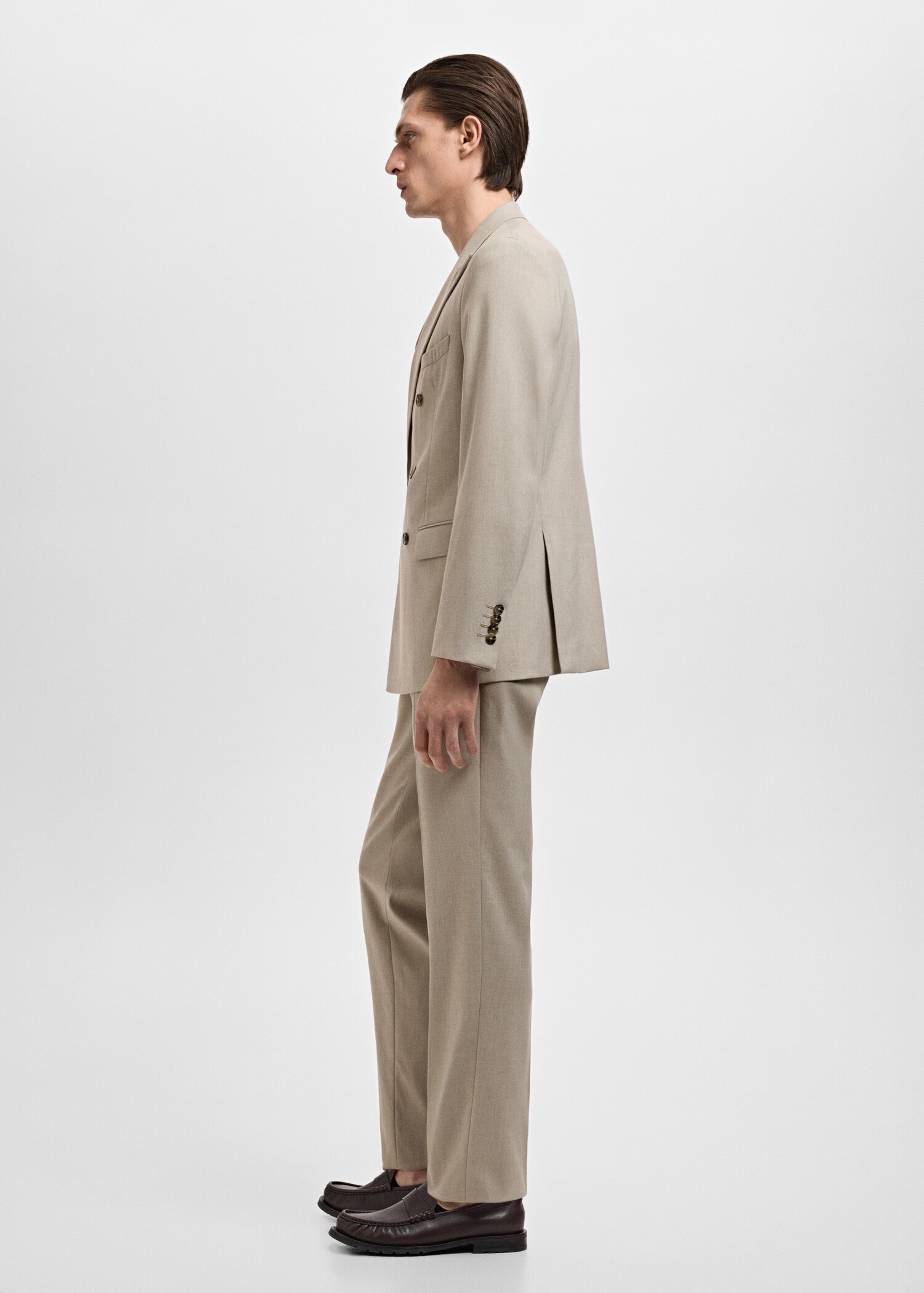 Monaco slim-fit suit trousers - Details of the article 2