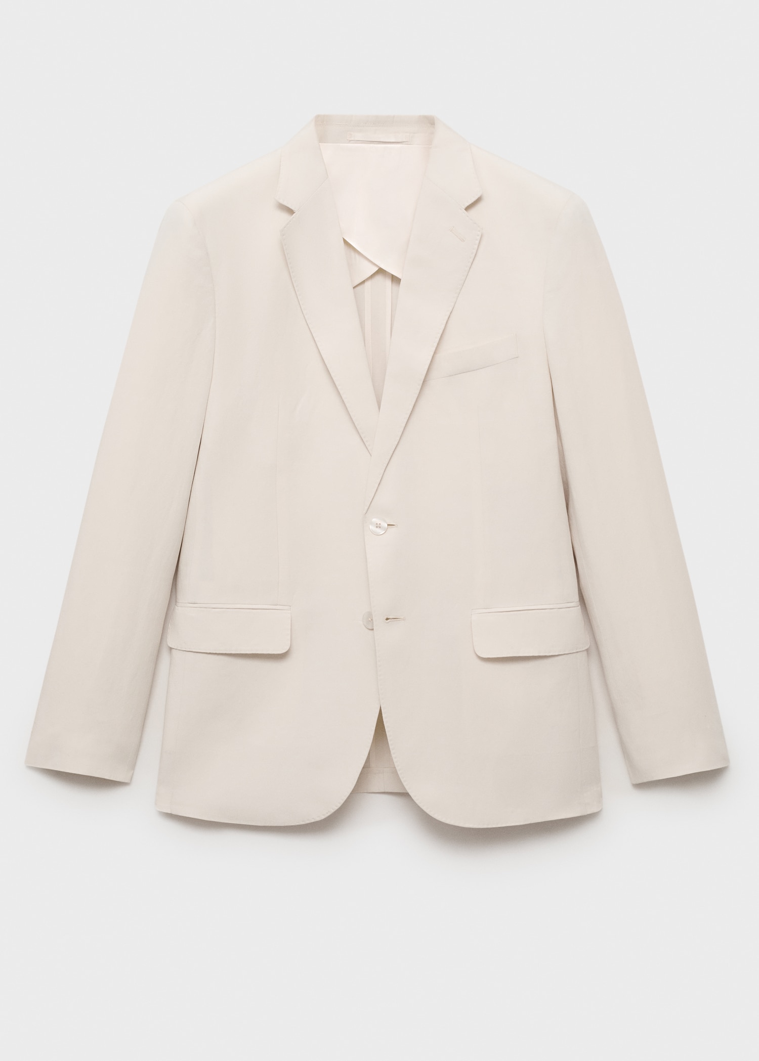 Blazer de costume slim-fit lin et lyocell - Article sans modèle