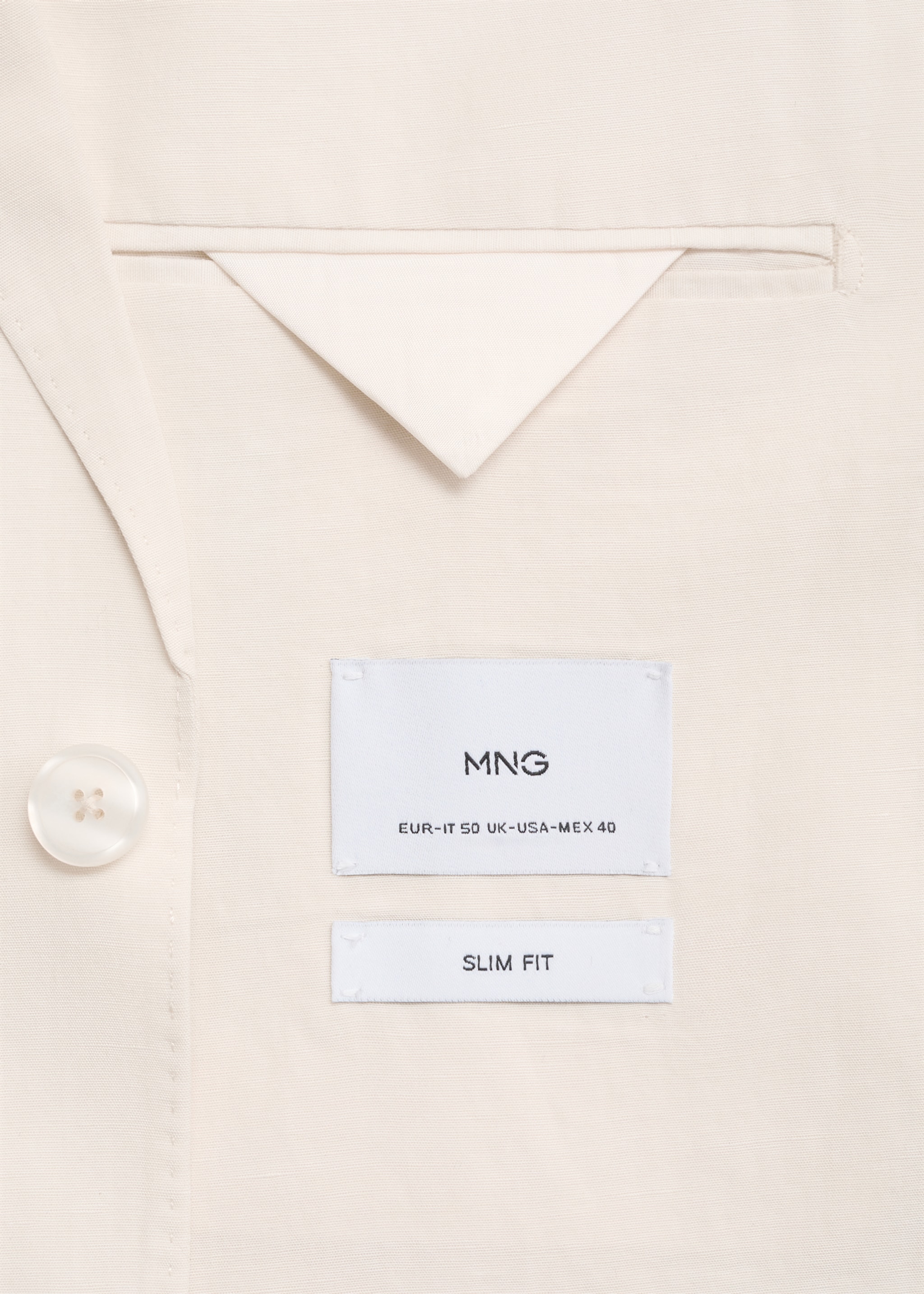 Americana traje slim fit lino lyocell - Detalle del artículo 0
