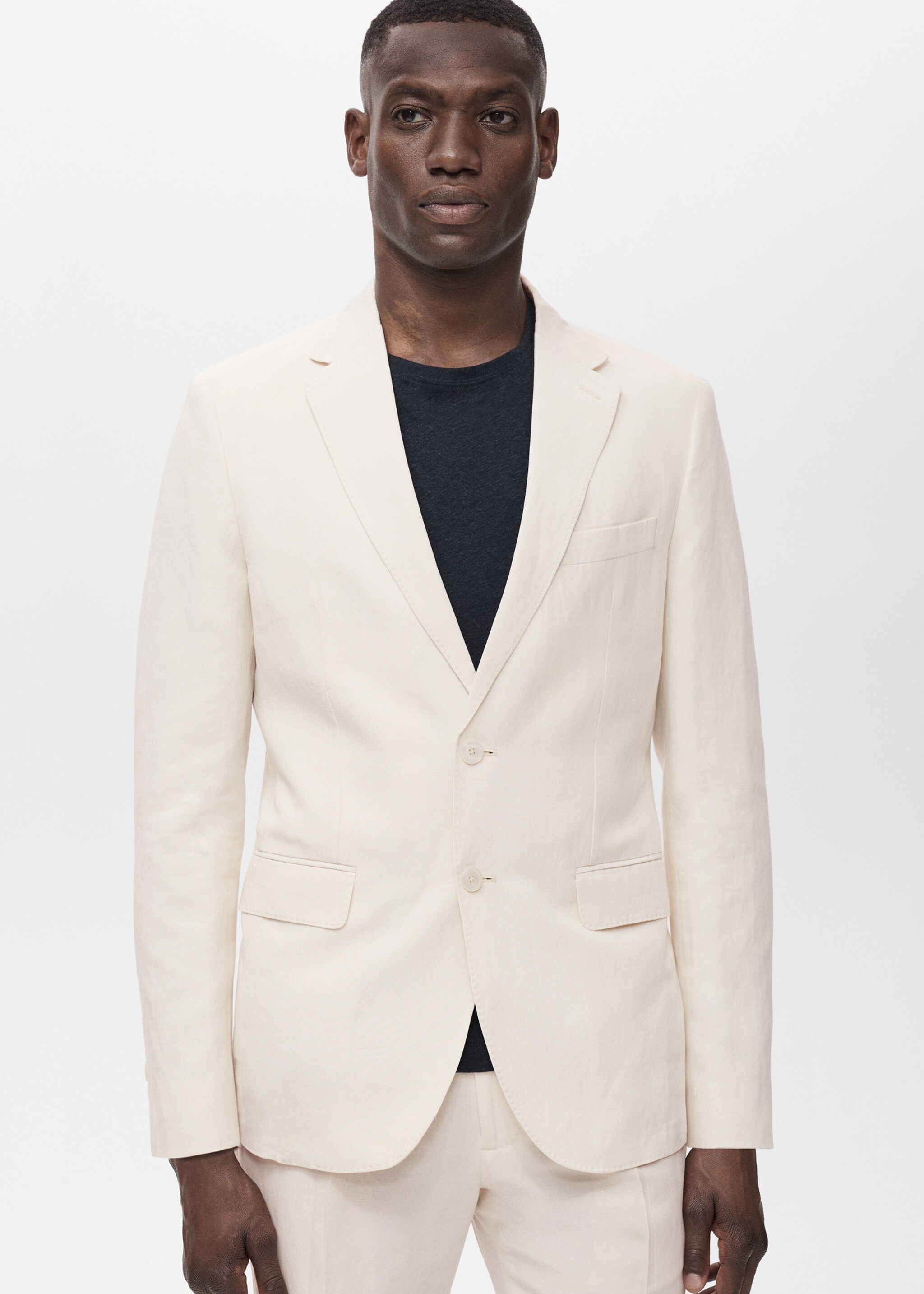 Americana traje slim fit lino lyocell - Detalle del artículo 6