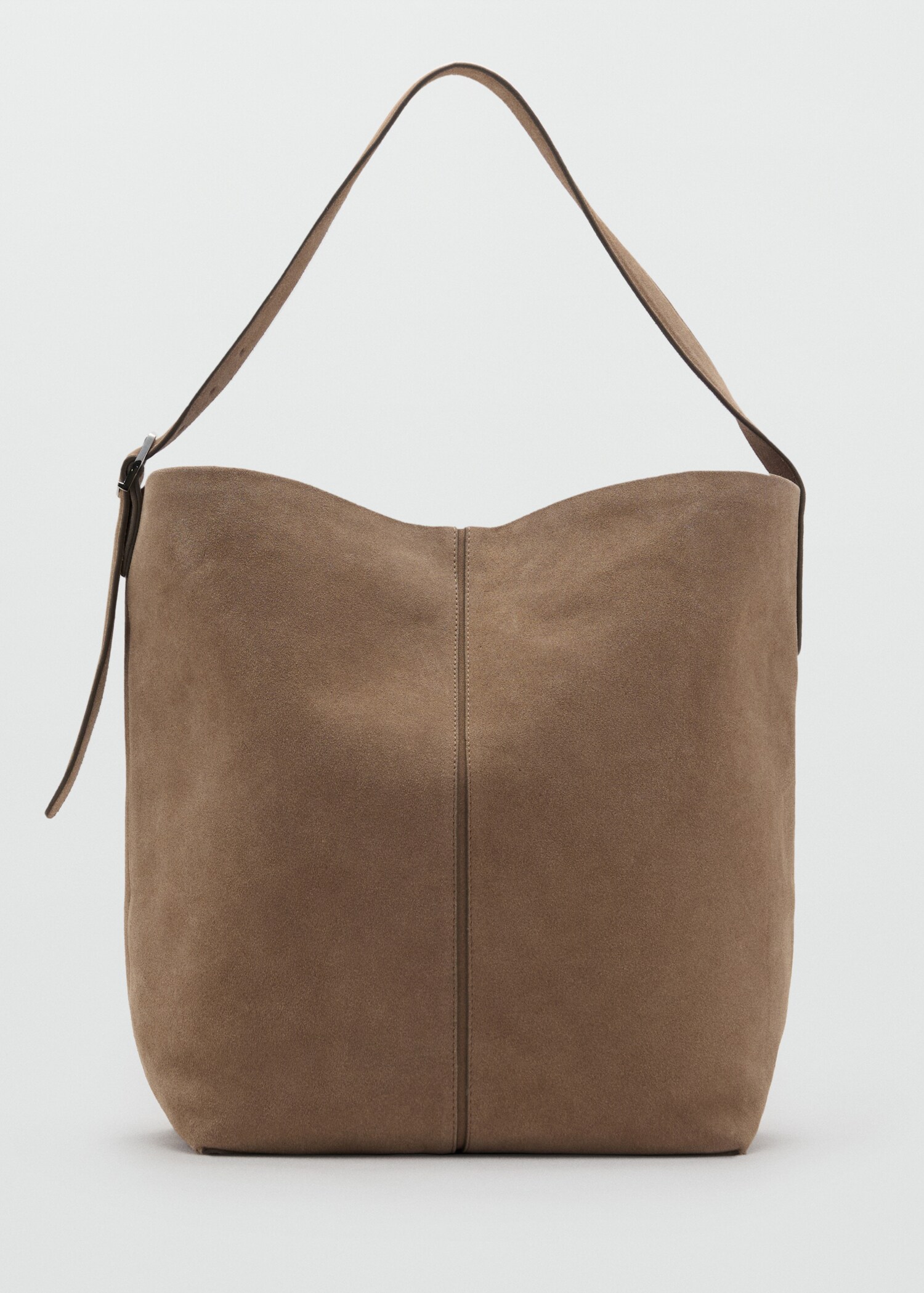 Leather bucket bag - Women | MANGO USA