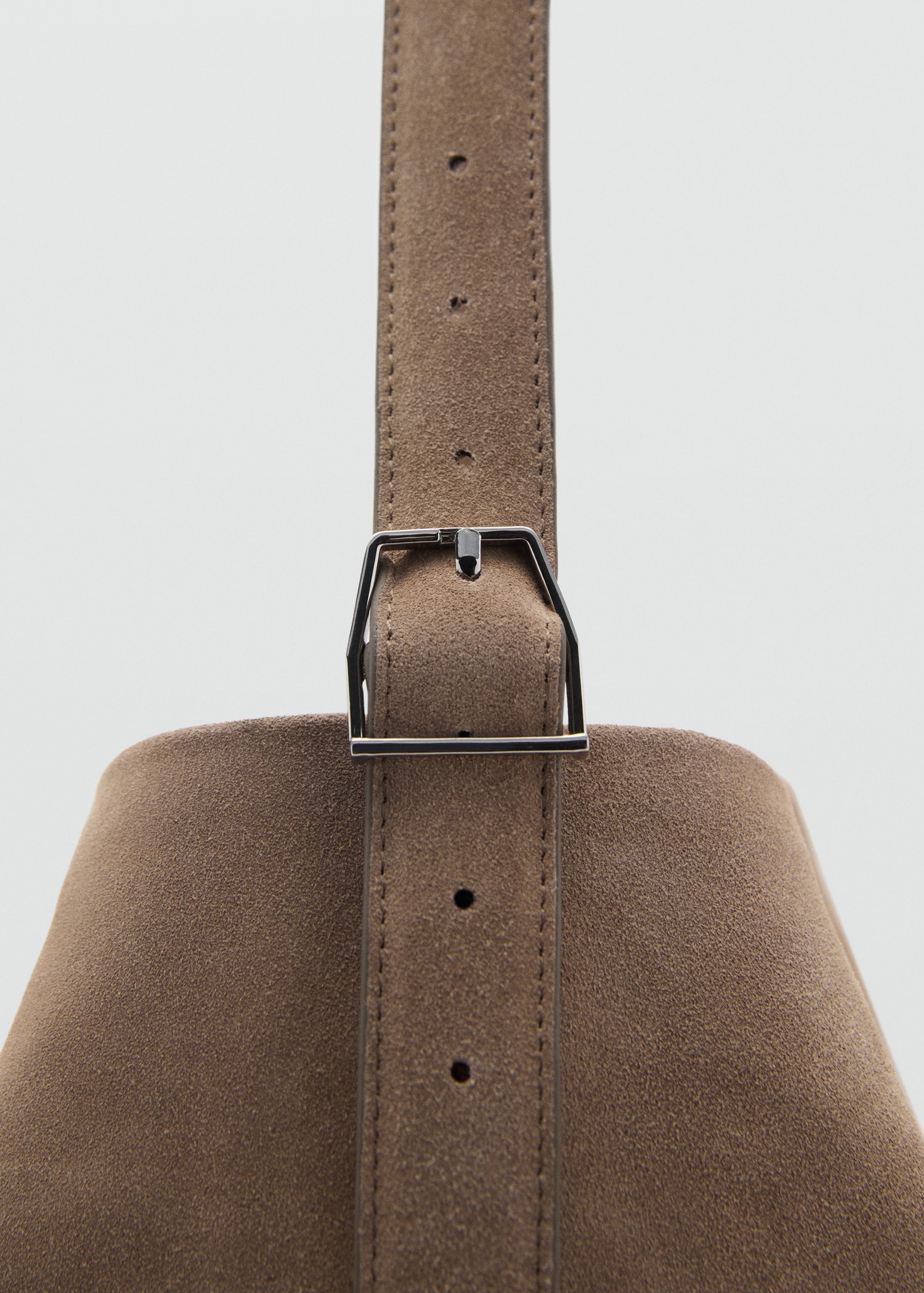 Leather bucket bag - Women | MANGO USA