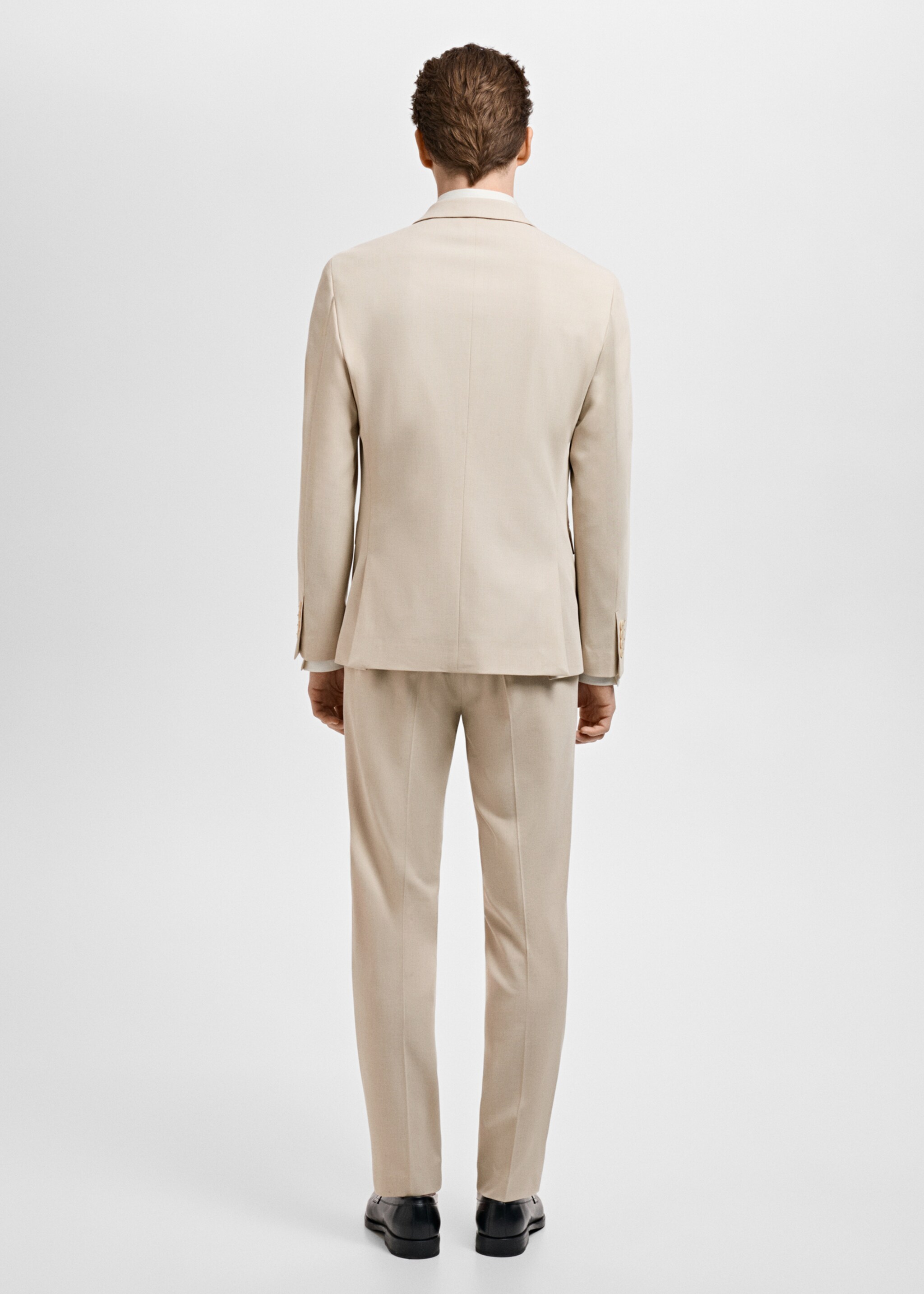 Blazer de fato stretch super slim fit - Verso do artigo