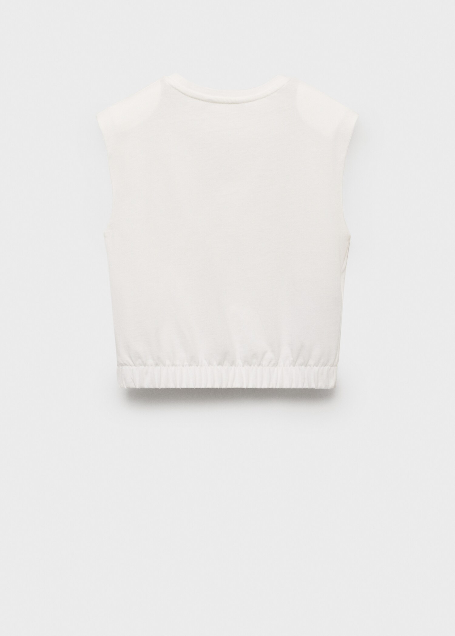 Ärmelloses Print-T-Shirt - Rückseite des Artikels