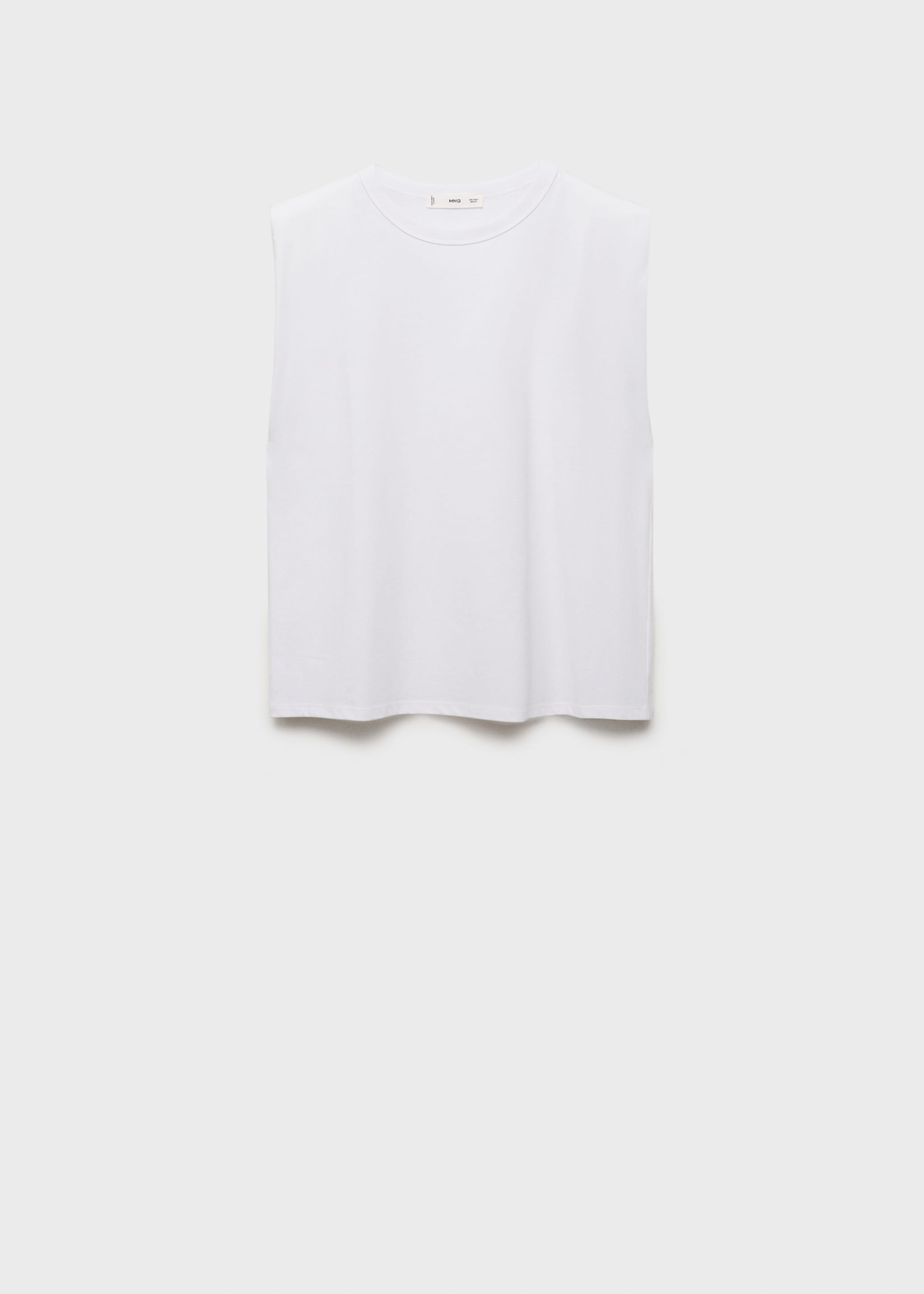 Camiseta hombreras manga corta - Artículo sin modelo