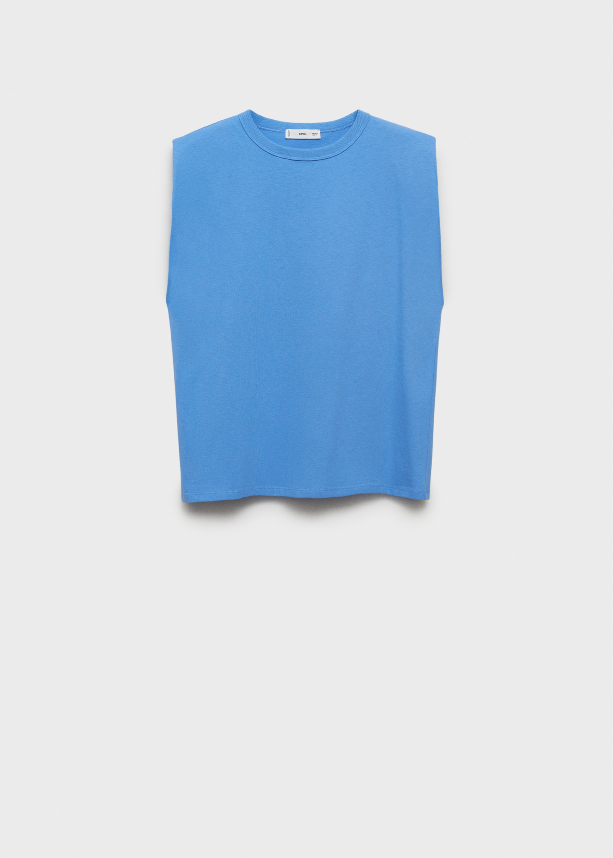 Short-sleeved t-shirt with shoulder pads - Article without model