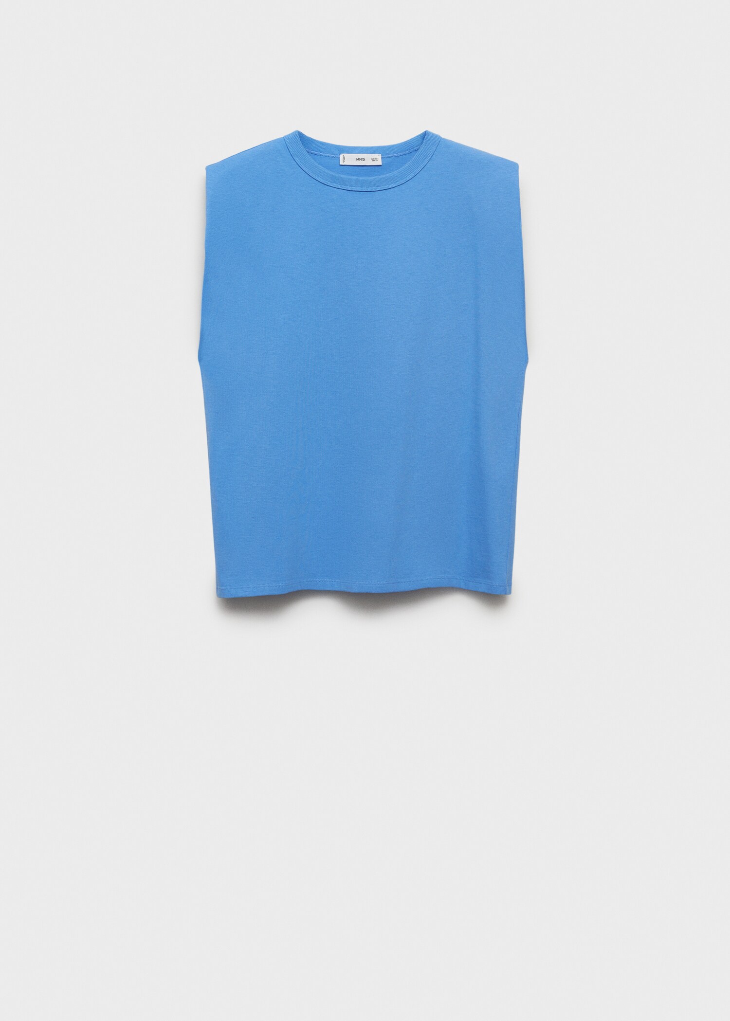 Short-sleeved t-shirt with shoulder pads - Article without model