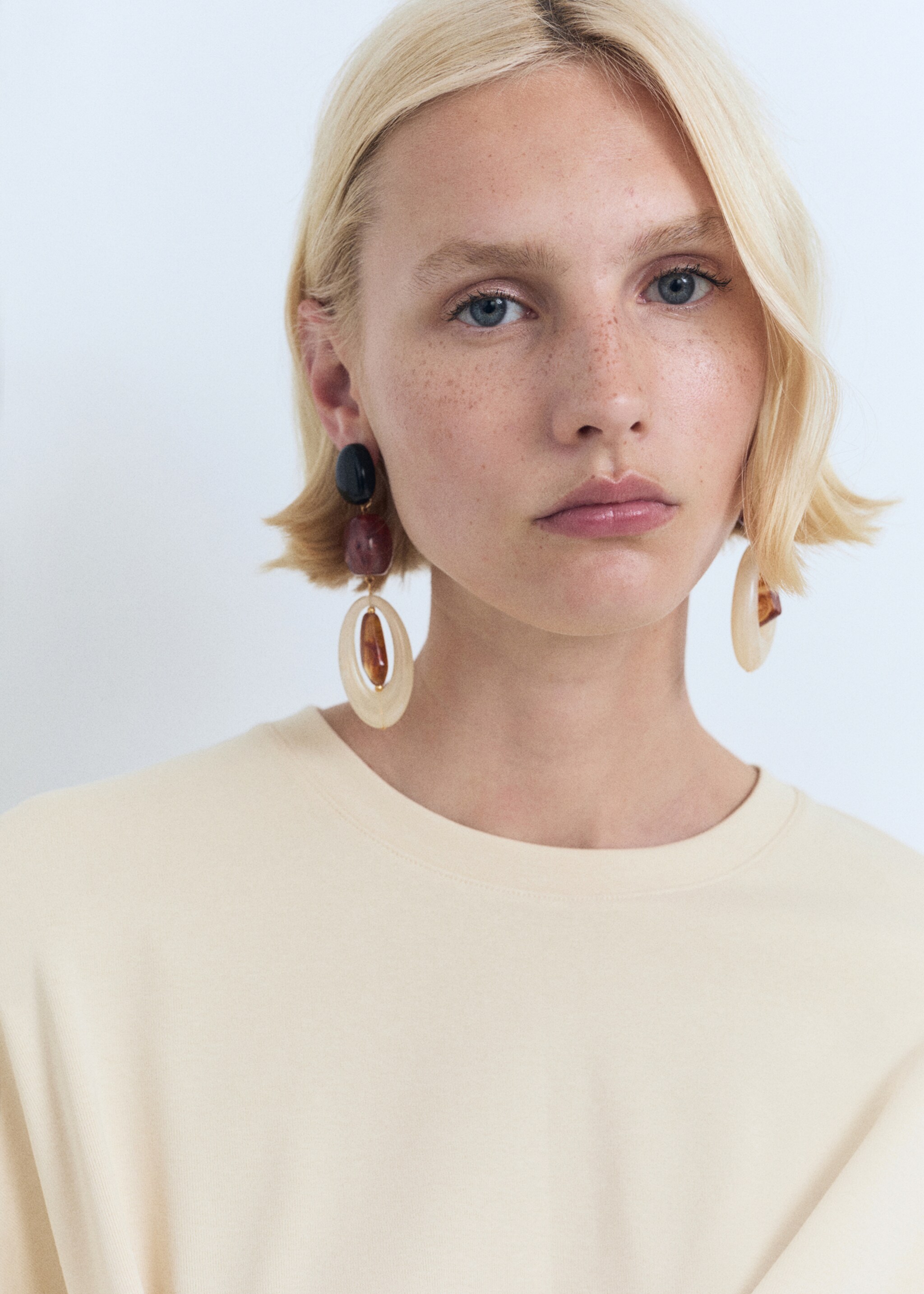 Knot cotton t-shirt - Details of the article 1