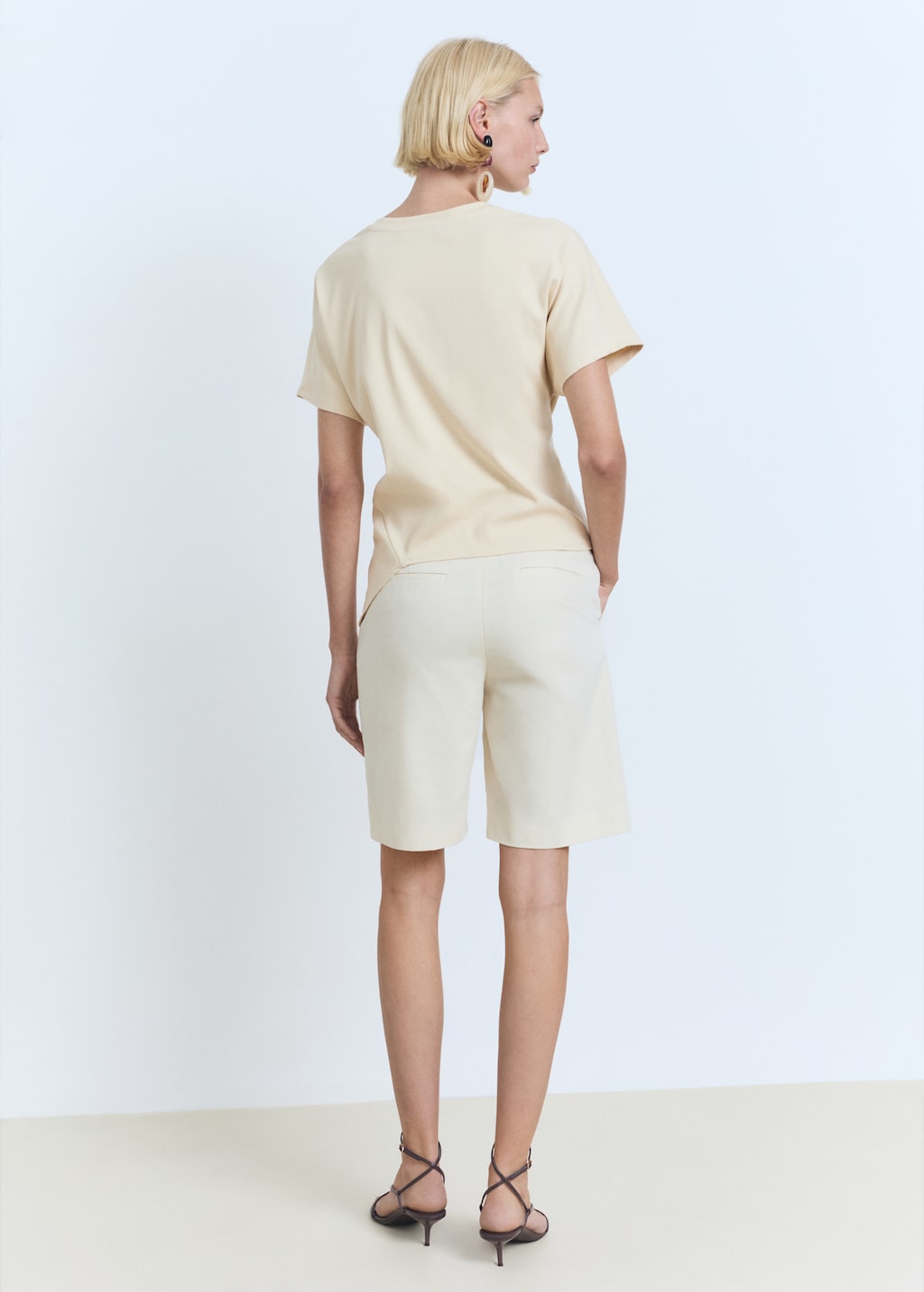 Knot cotton t-shirt - Women | MANGO USA