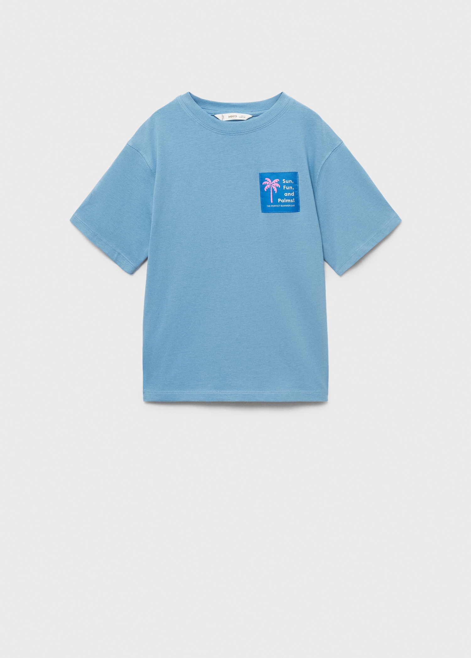 Printed cotton-blend t-shirt - Article without model