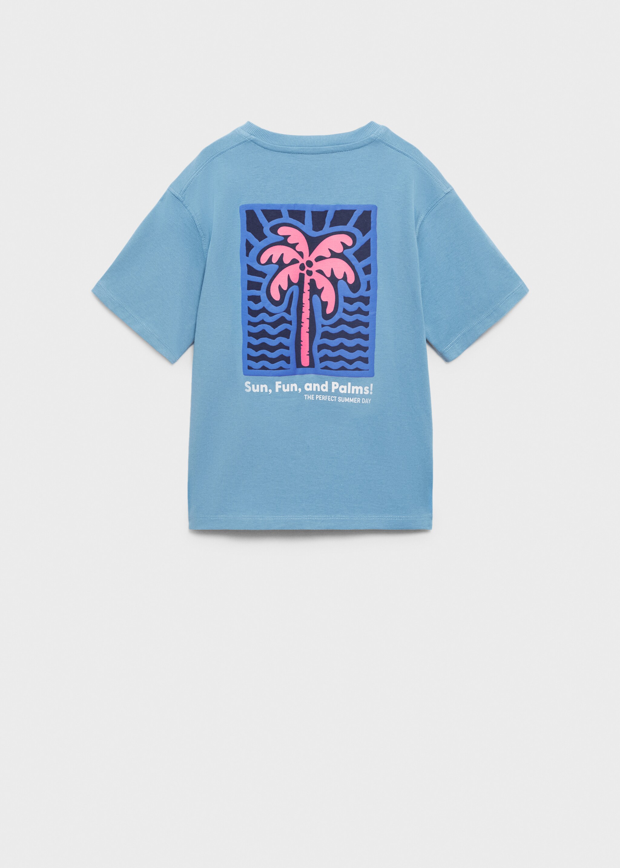 Katoenen T-shirt met print - Achterkant van het artikel