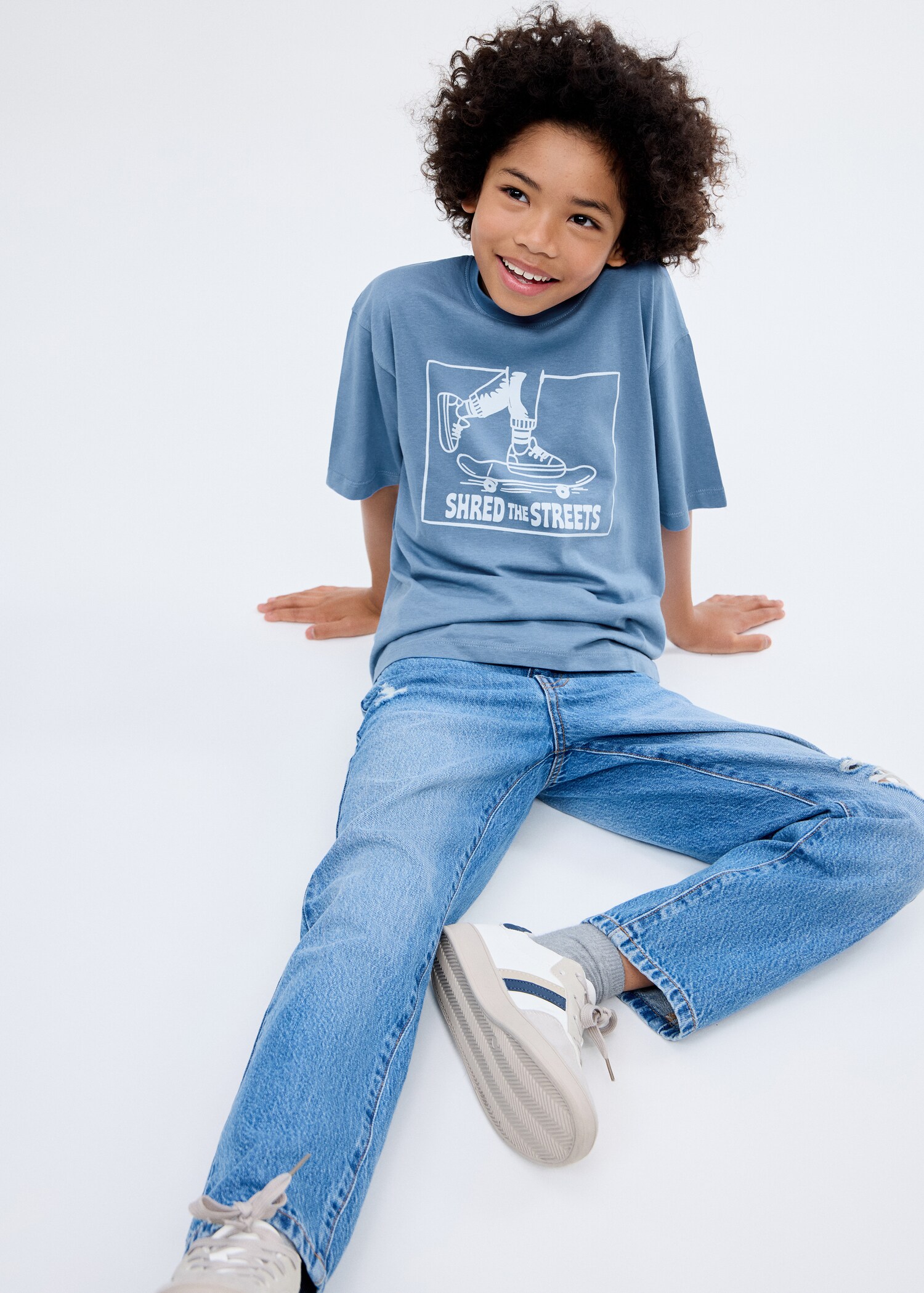 Short-sleeved printed t-shirt - Details of the article 2