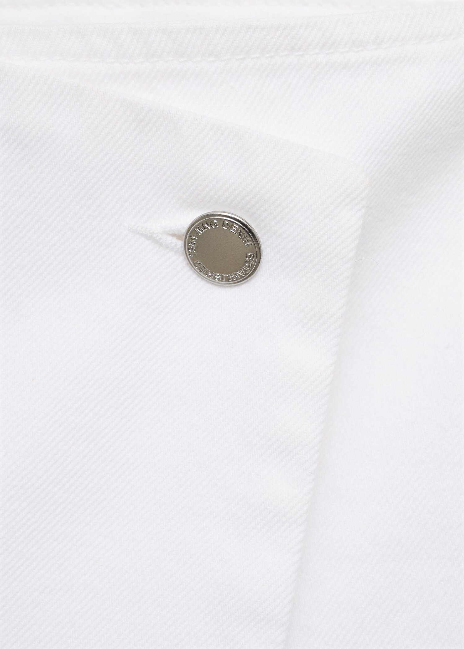 Wrapped denim skort - Details of the article 8