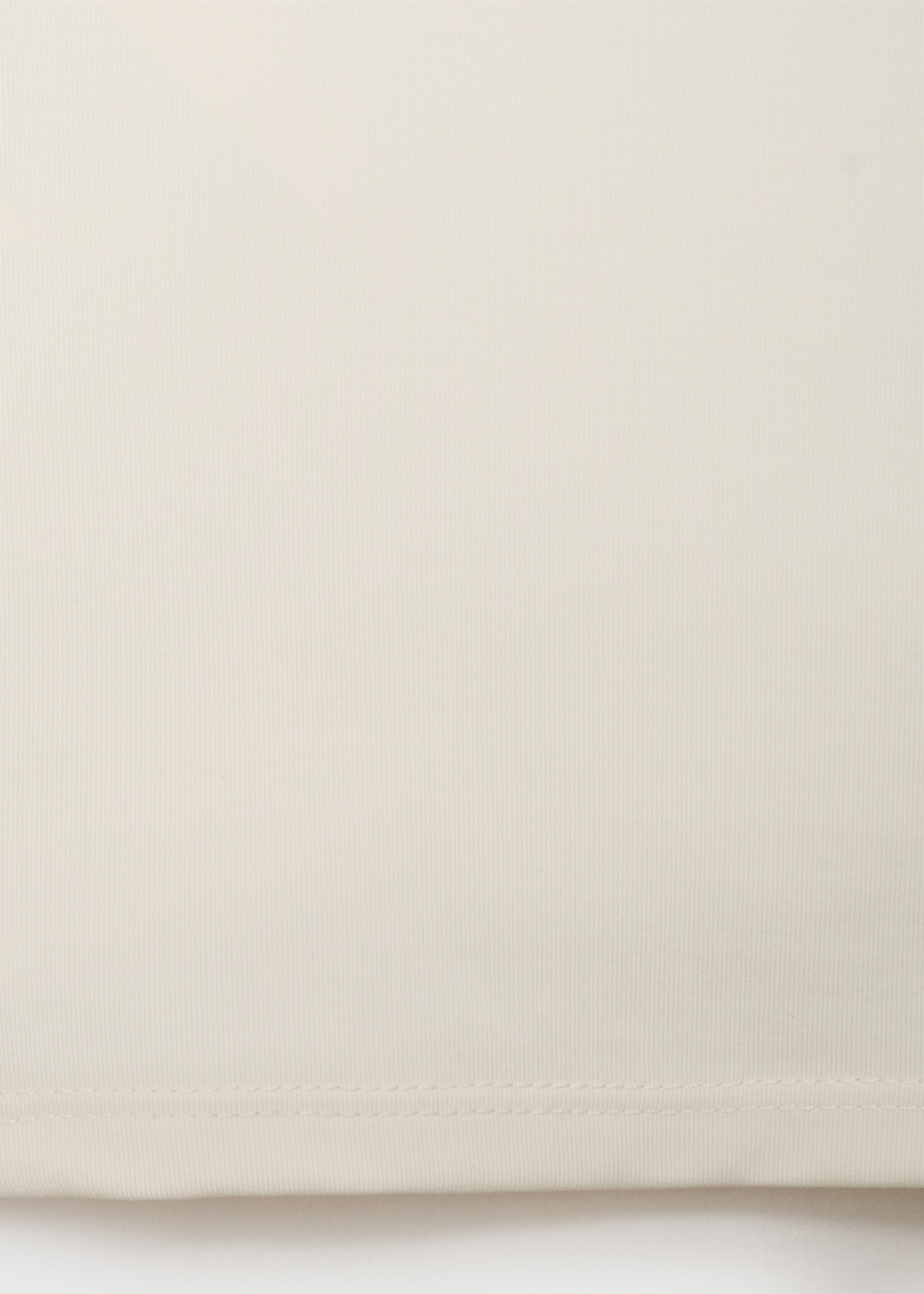Fitted top with wide straps - Details of the article 0