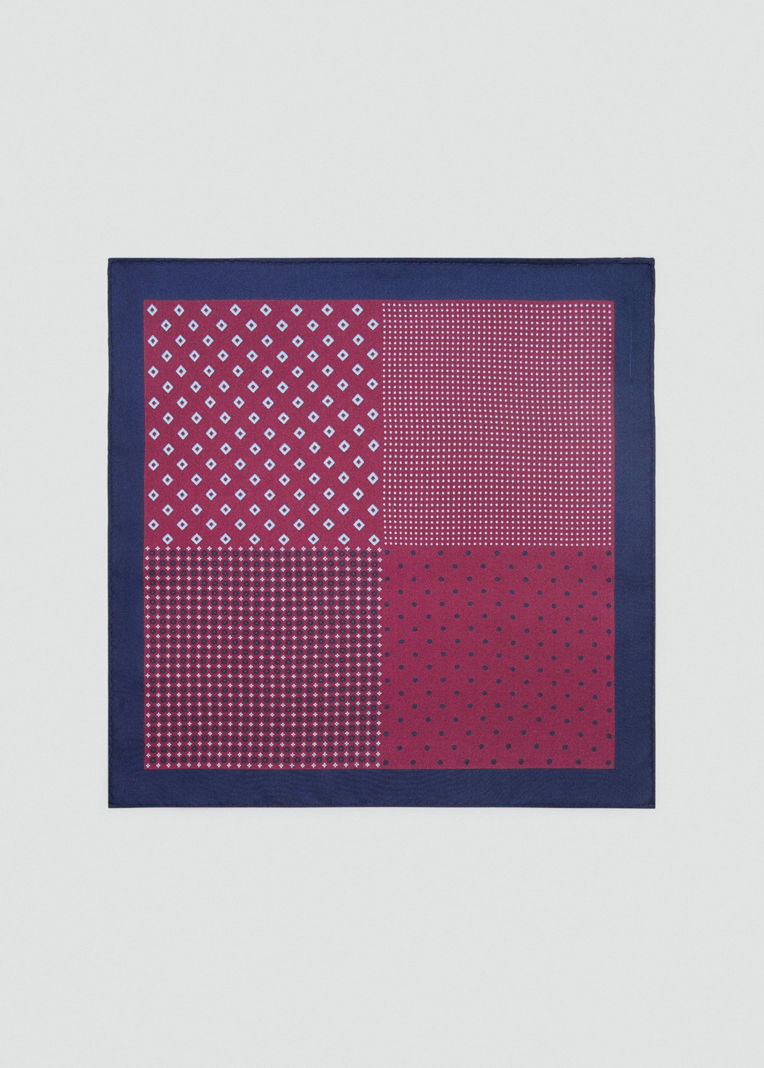 100% silk pocket square Men MANGO Philippines