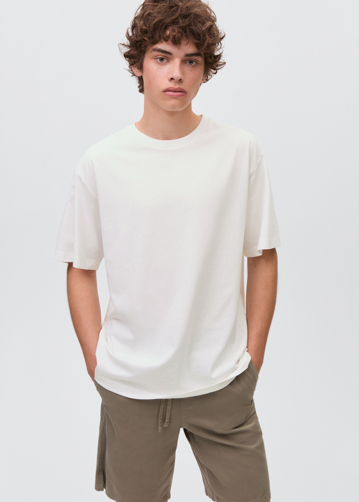 Essential cotton T-shirt - Medium plane