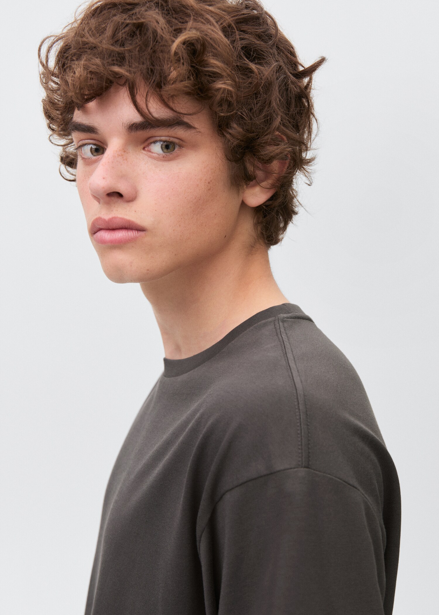 Essential cotton-blend T-shirt - Details of the article 1