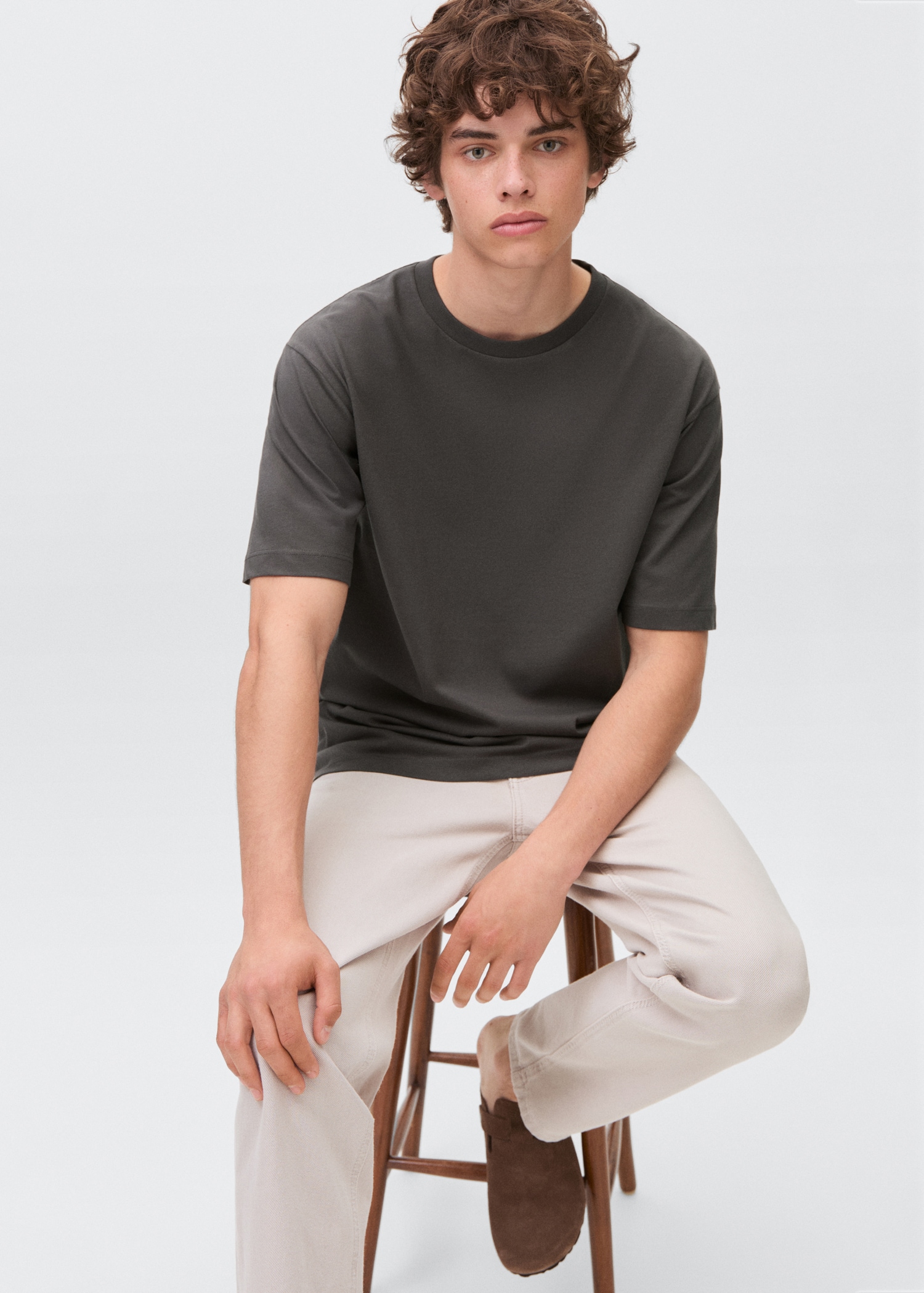Essential cotton-blend T-shirt - Details of the article 2