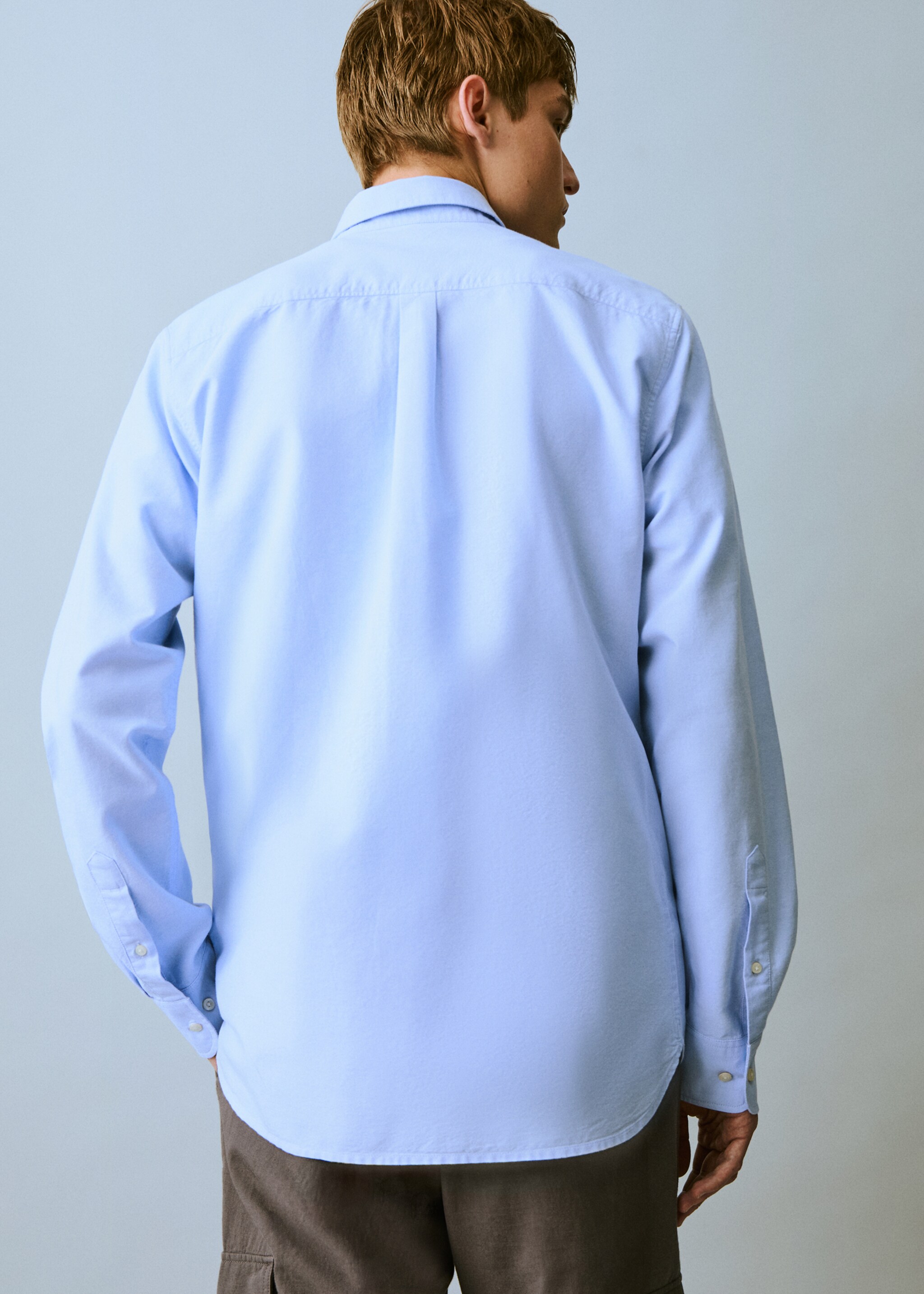 Chemise oxford en coton - Verso de l’article