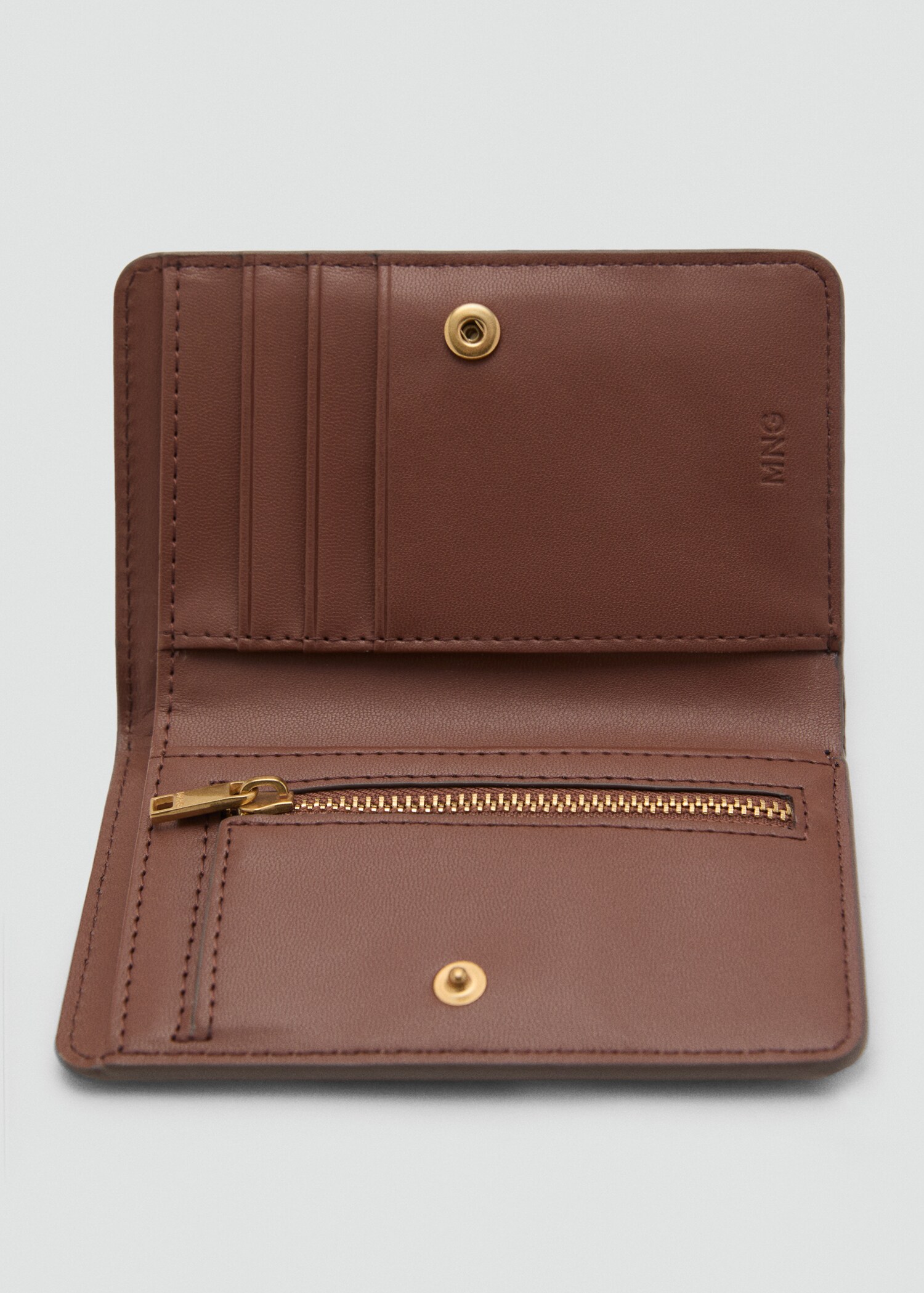 Studded wallet with flap - Details of the article 1
