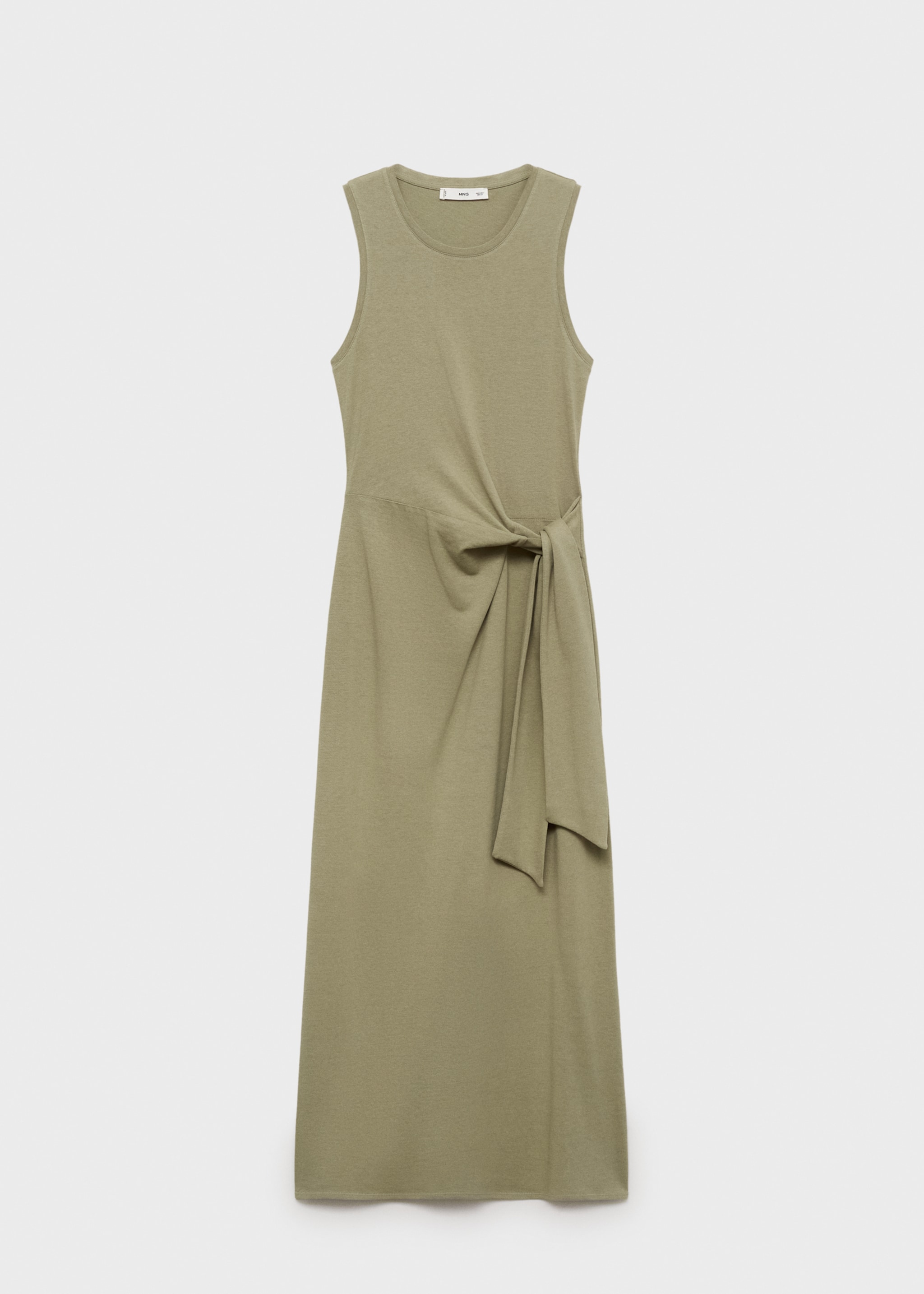 Vestido midi algodón nudo - Artículo sin modelo