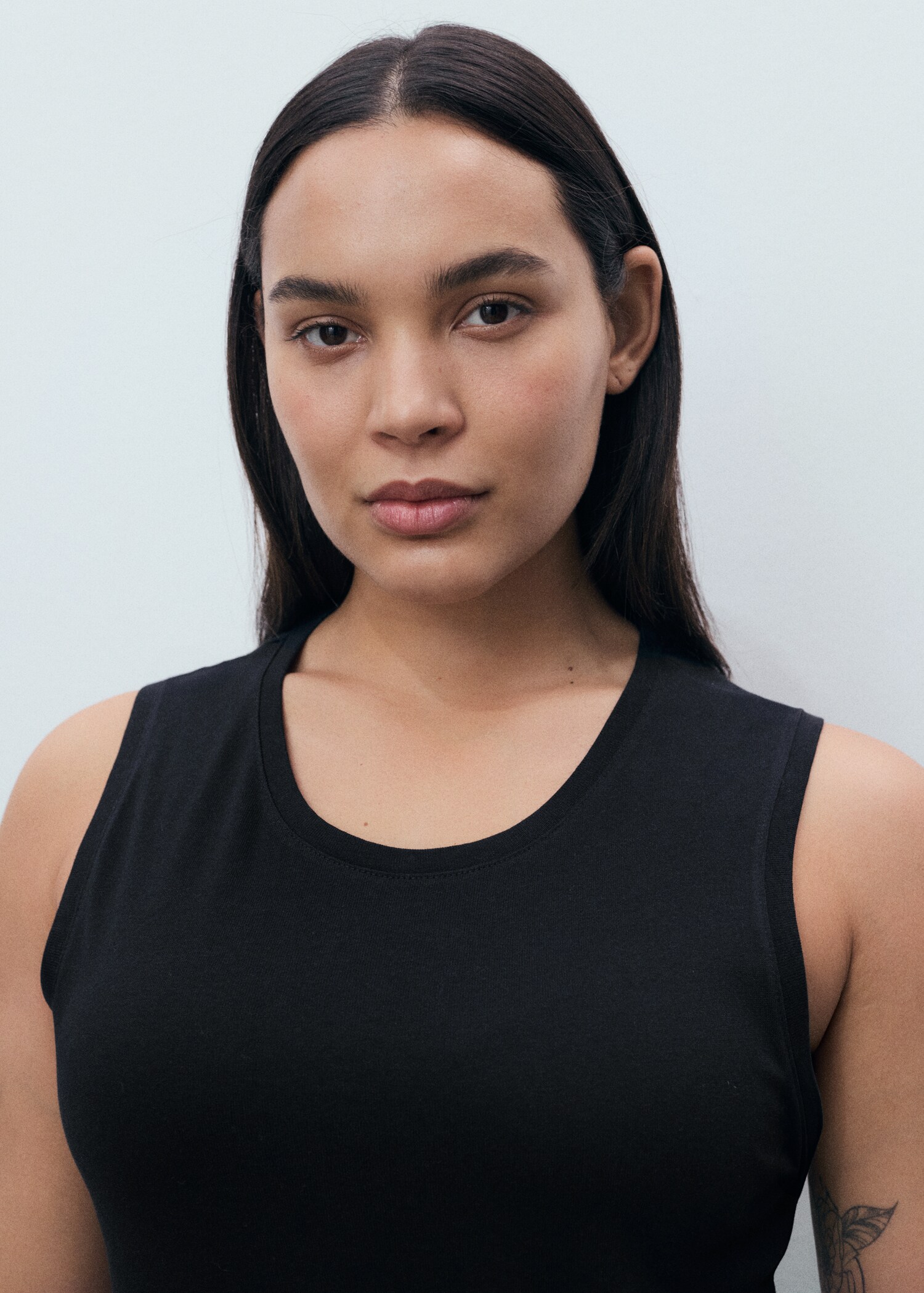 Vestido midi de algodão com nó - Pormenor do artigo 4