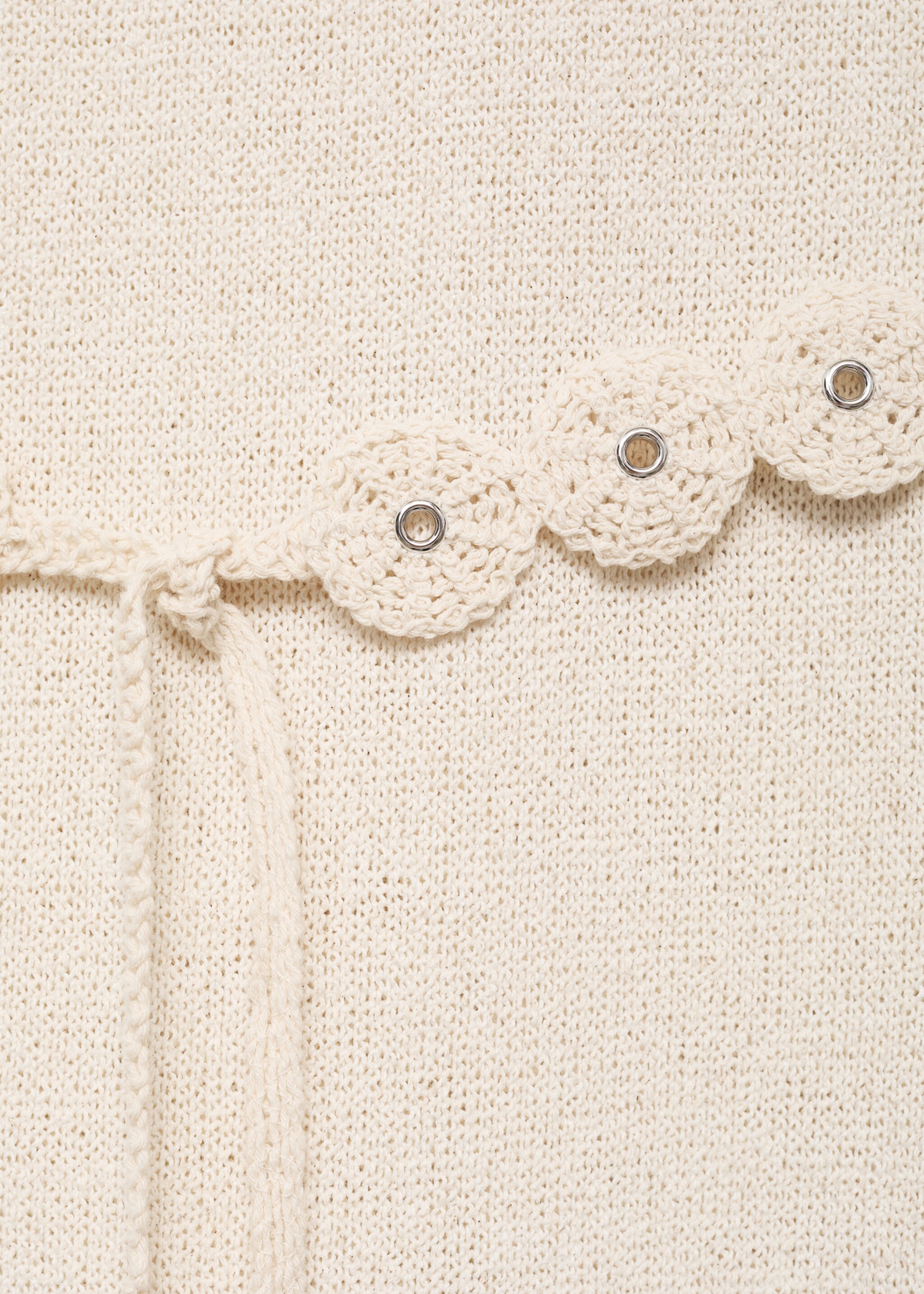 Belt knit dress - Details of the article 8