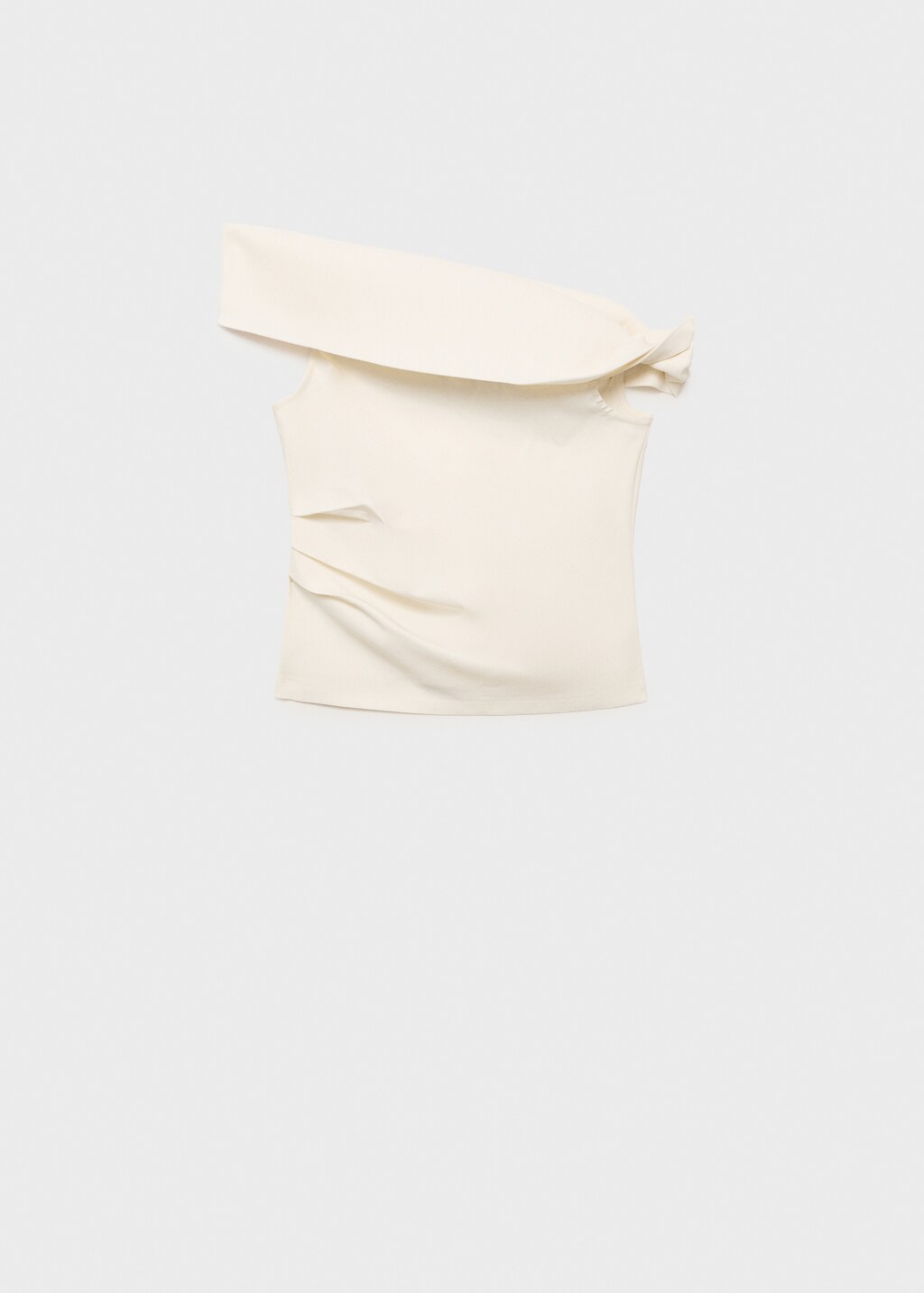 Asymmetrical strapless top - image 2