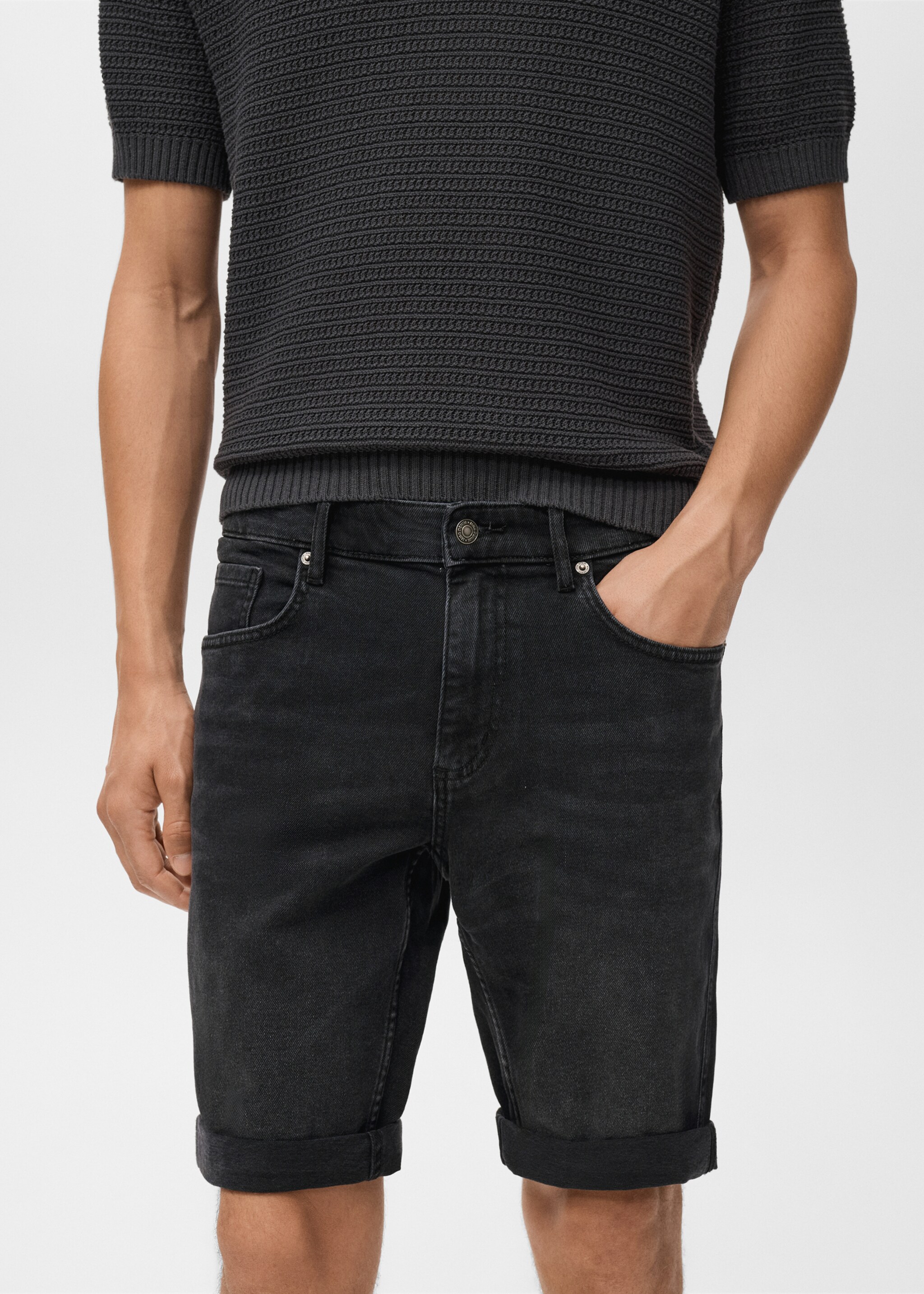 Bermudas vaqueras slim fit - Detalle del artículo 1