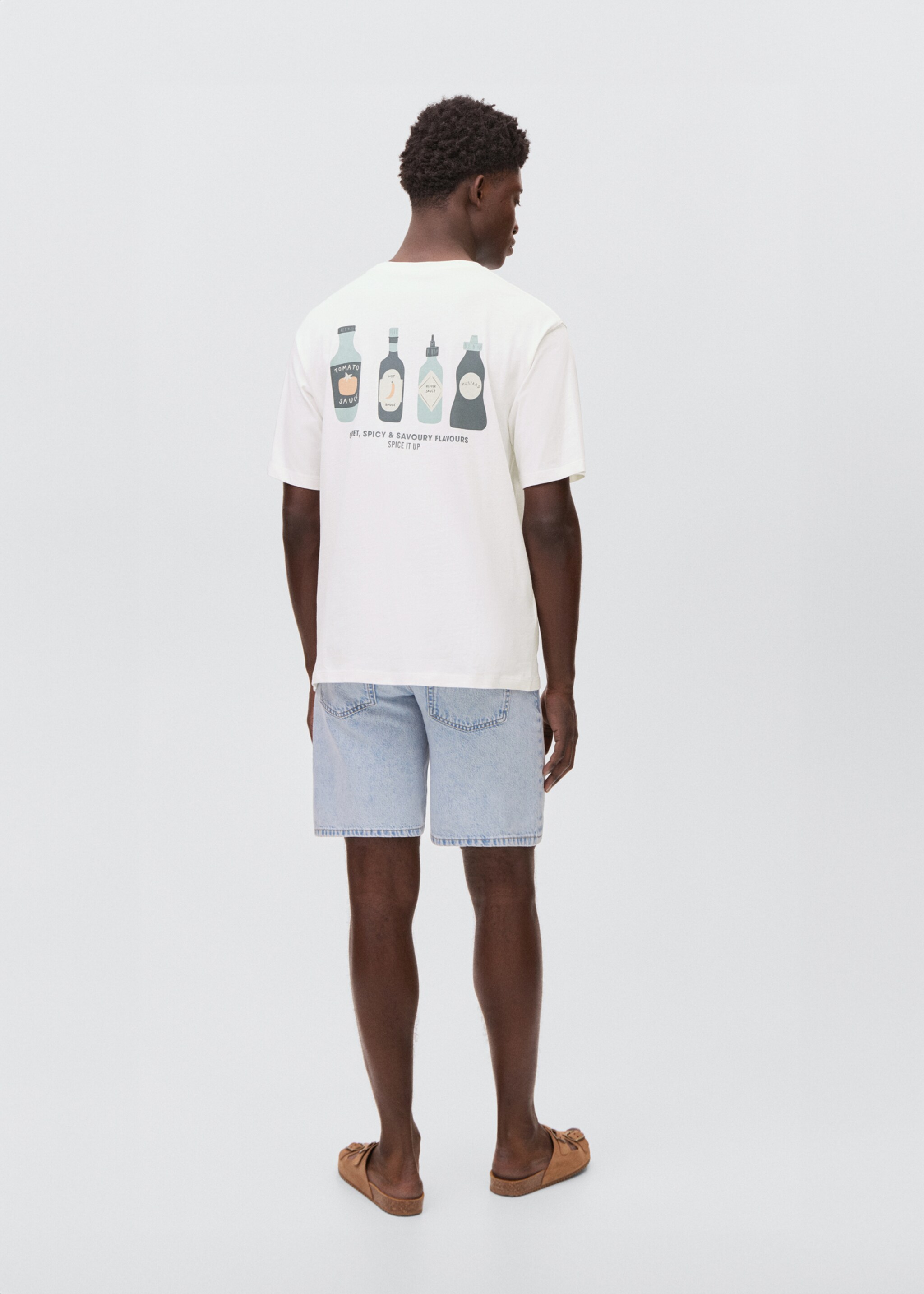 T-shirt imprimé manches courtes - Verso de l’article