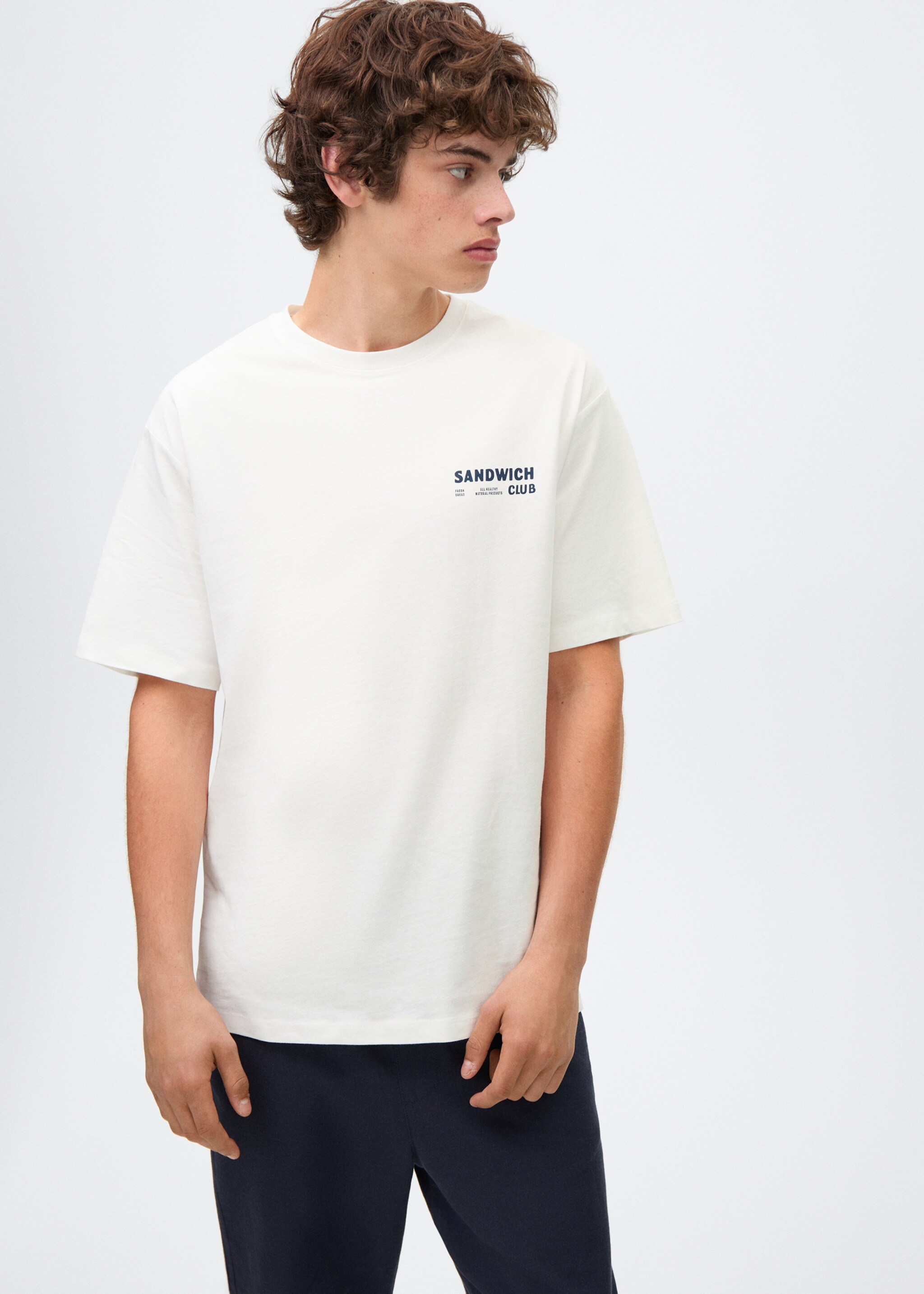 T-shirt imprimé manches courtes - Plan moyen