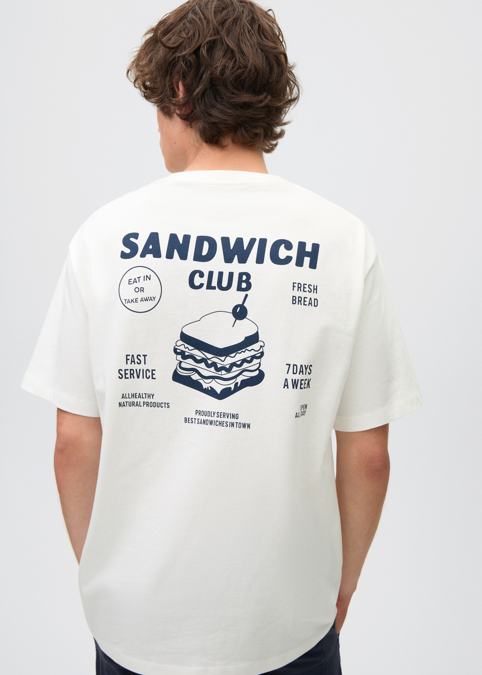 T-shirt imprimé manches courtes - Verso de l’article