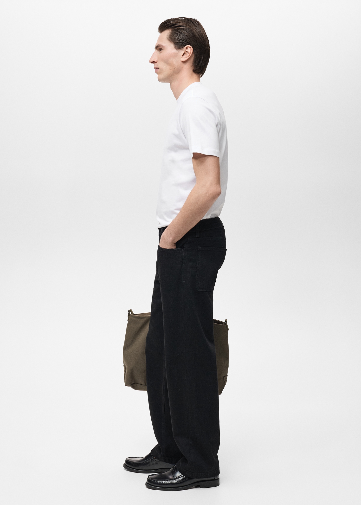 100% cotton slim-fit t-shirt - Details of the article 2