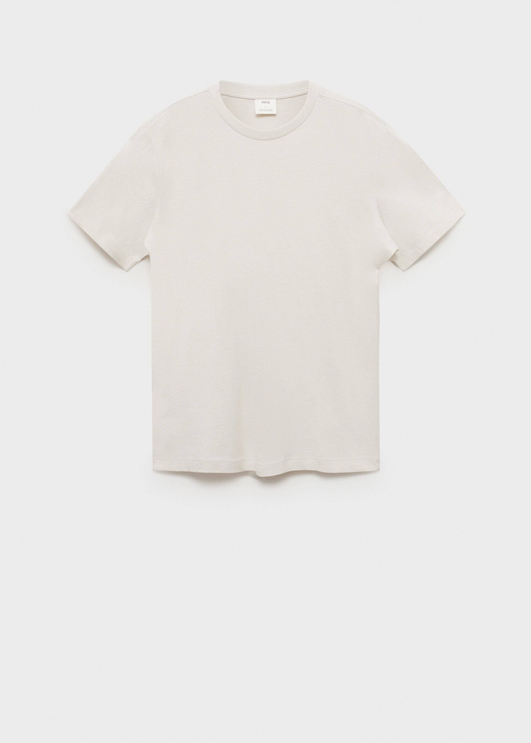Camiseta slim fit 100% algodón - Artículo sin modelo